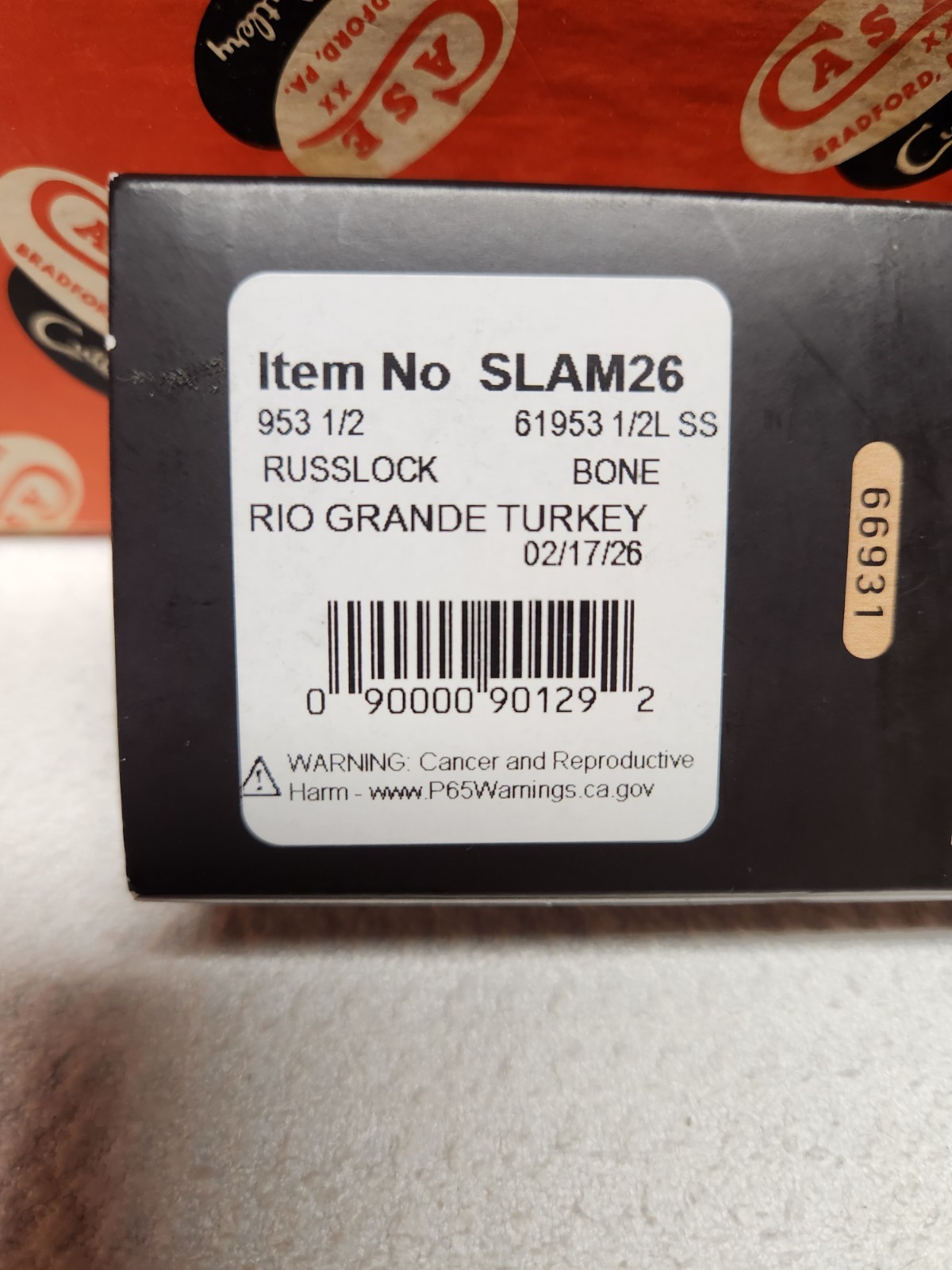 2026 Case Xx Russlock Rio Grand Turkey