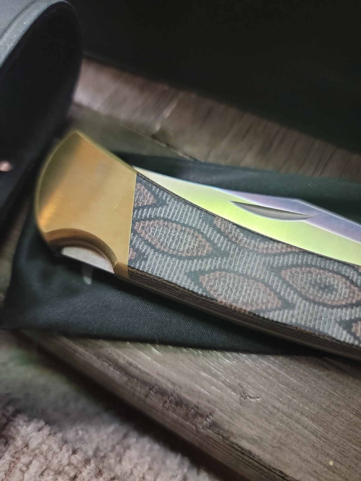 1 Of 250 SMKW Exclusive Buck 110 Python Magnacut Micarta Folding Hunter 2025