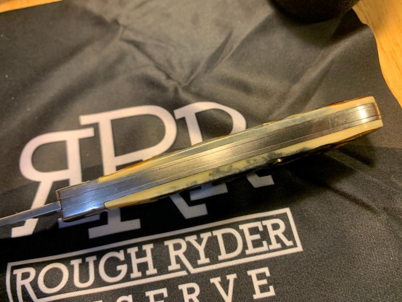 Rough Ryder Reserve Brown Jig Bone One Arm Razor 4″ Pocket Knife RRR001CB