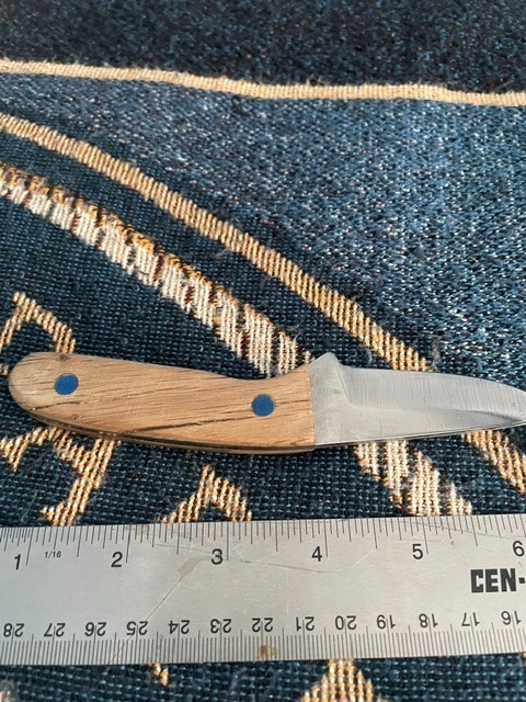 hand made knife USA new, 1095 steel take a look great price rc of 59