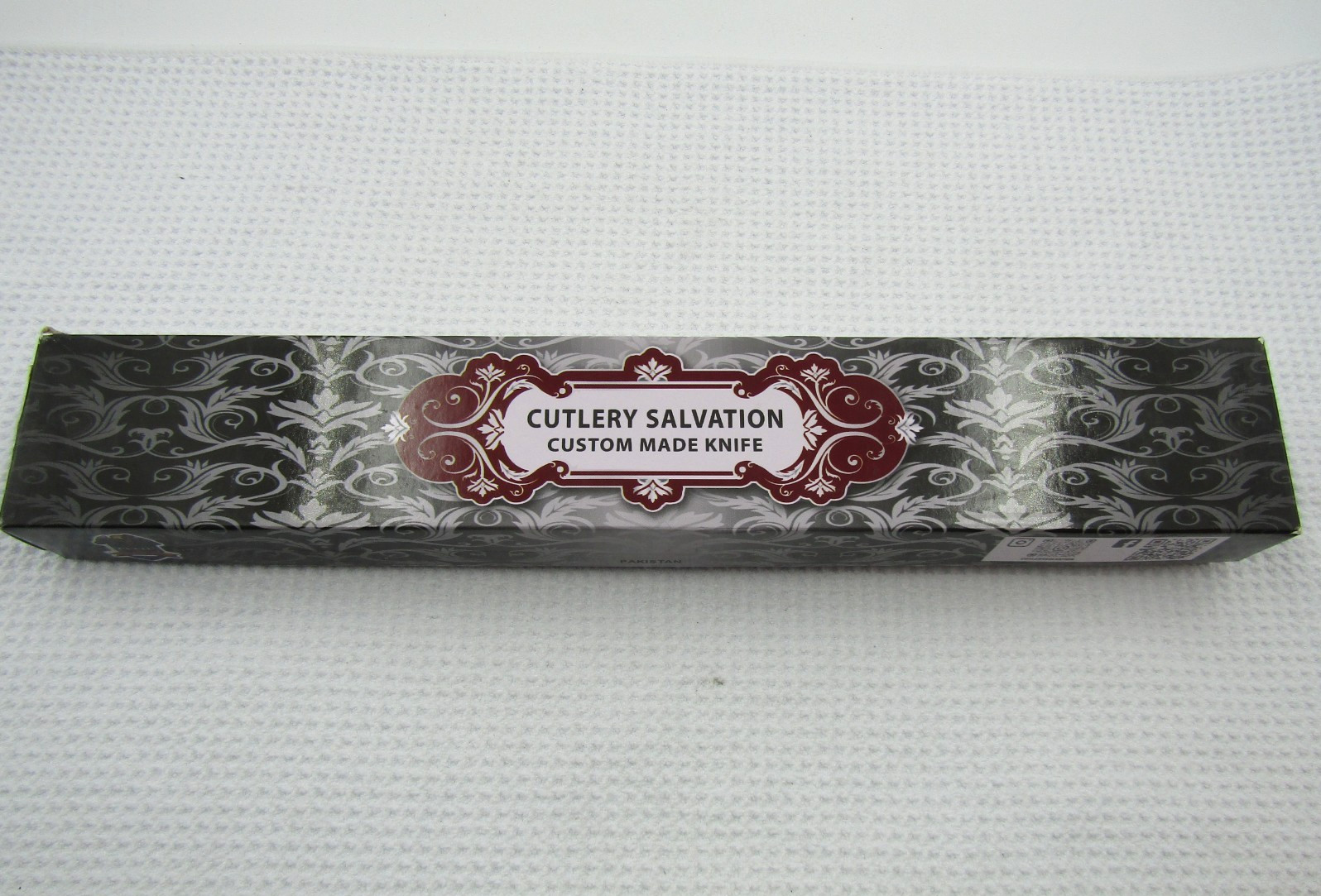 Cutlery Salvation Custom Made Steel Knife 11 1/2″ with Sheath