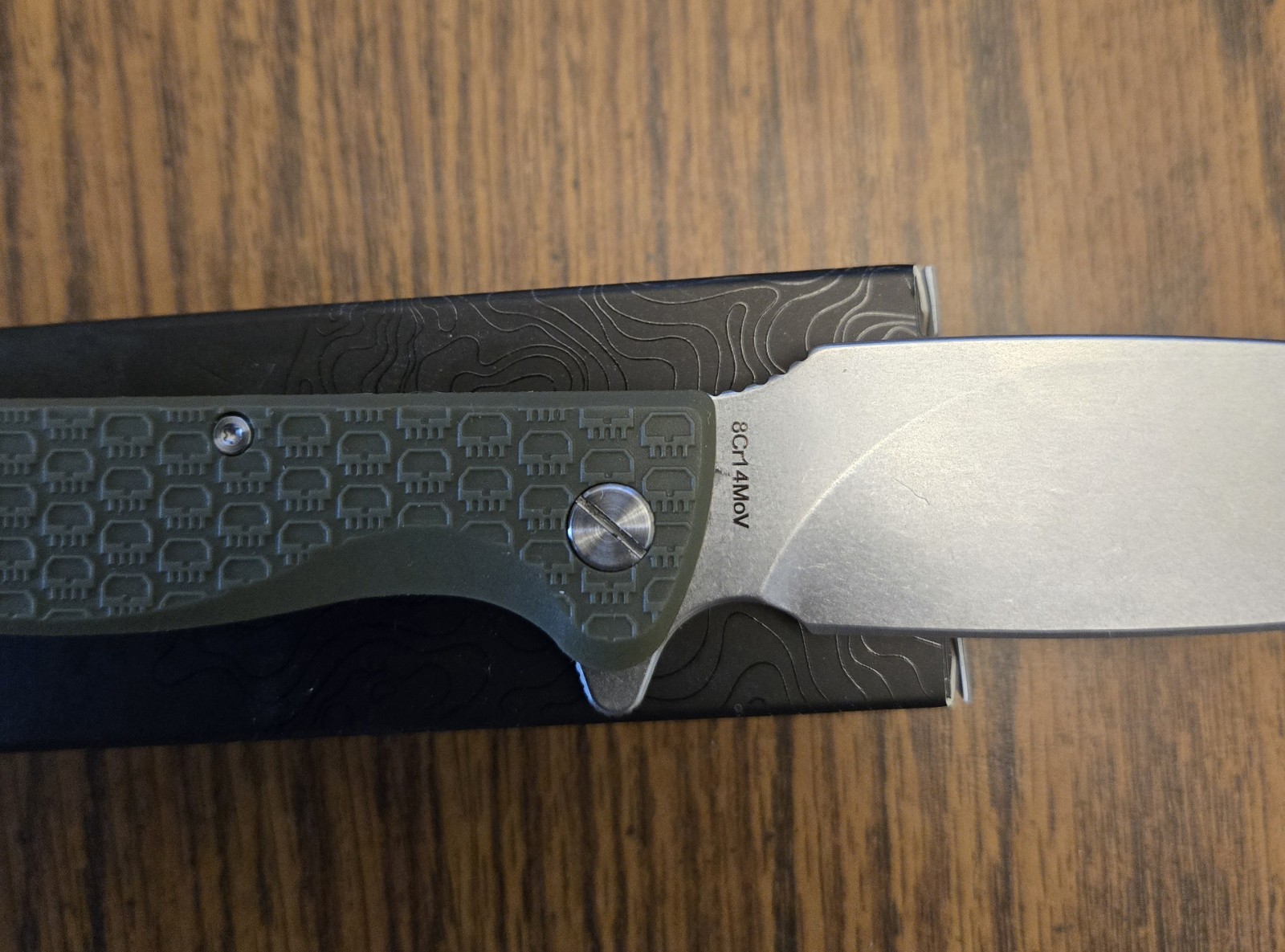 NEW IN BOX DAGGERR KNIVES DISCOVERY SERIES PERO OLIVE STONEWASHED