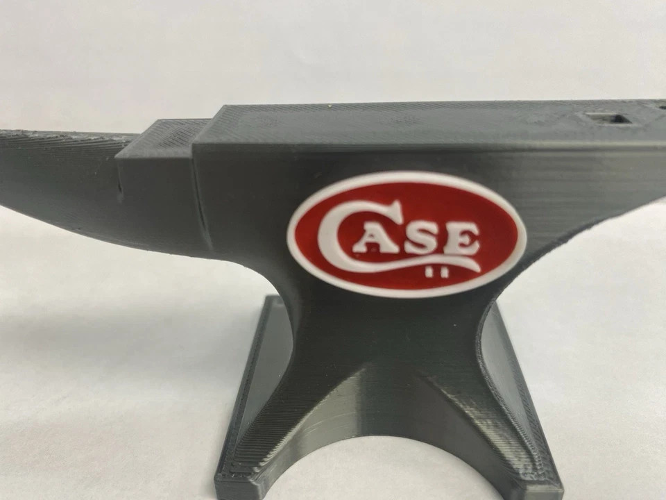 Gray Anvil Knife Display Case Stand with Magnet – Brand New