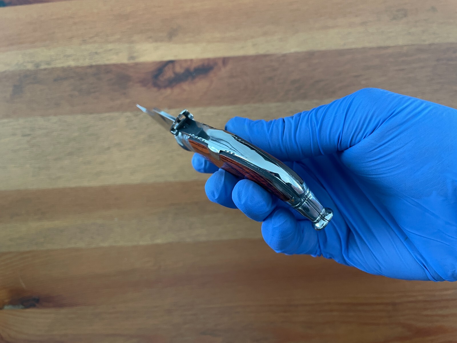 2.55” Spanish Navaja Capaora Pocket Knife Red Stamina Wood Scales – USA seller