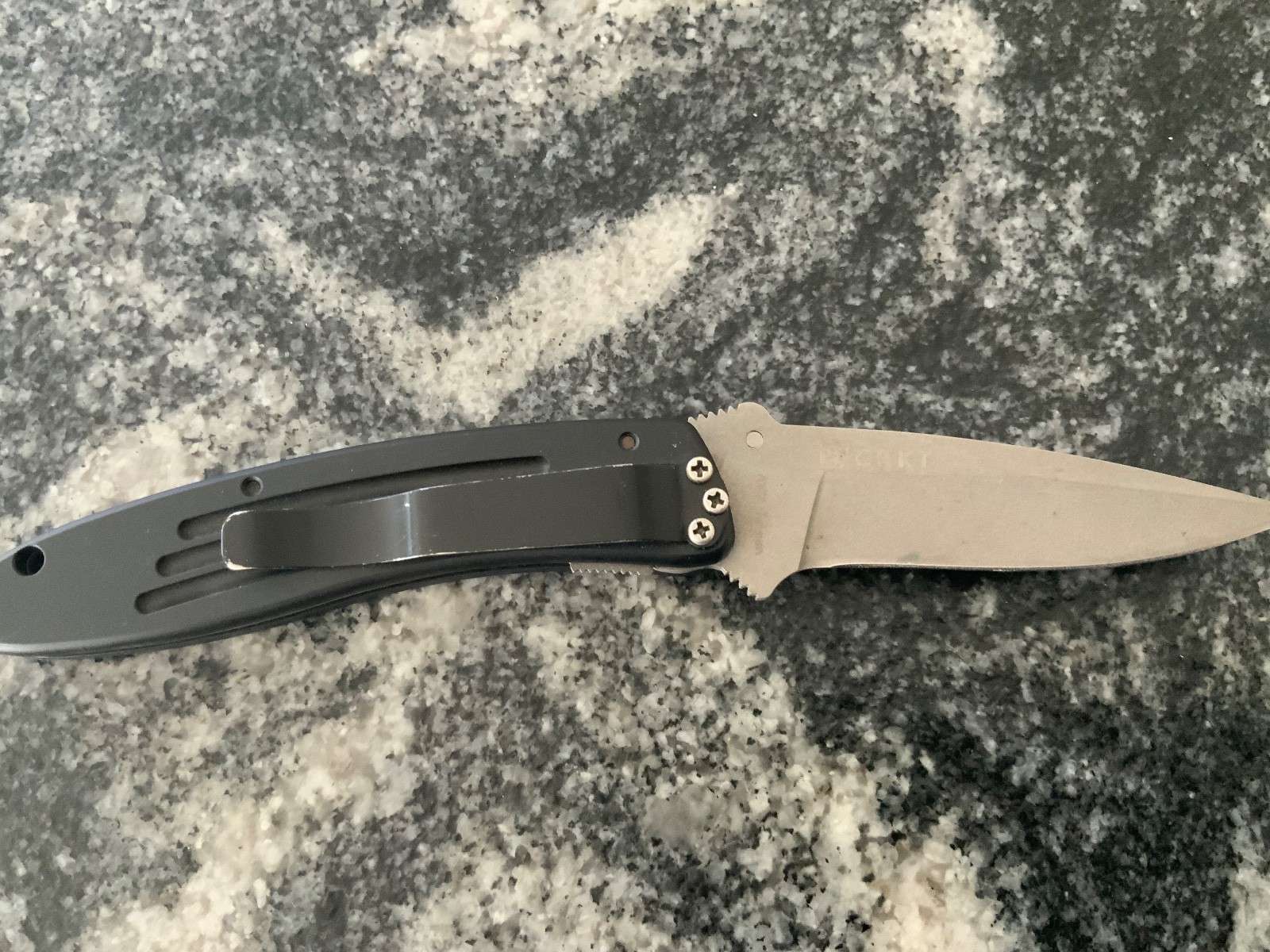 CRKT Apache 2 Plain Blade (ATS 34) Knife