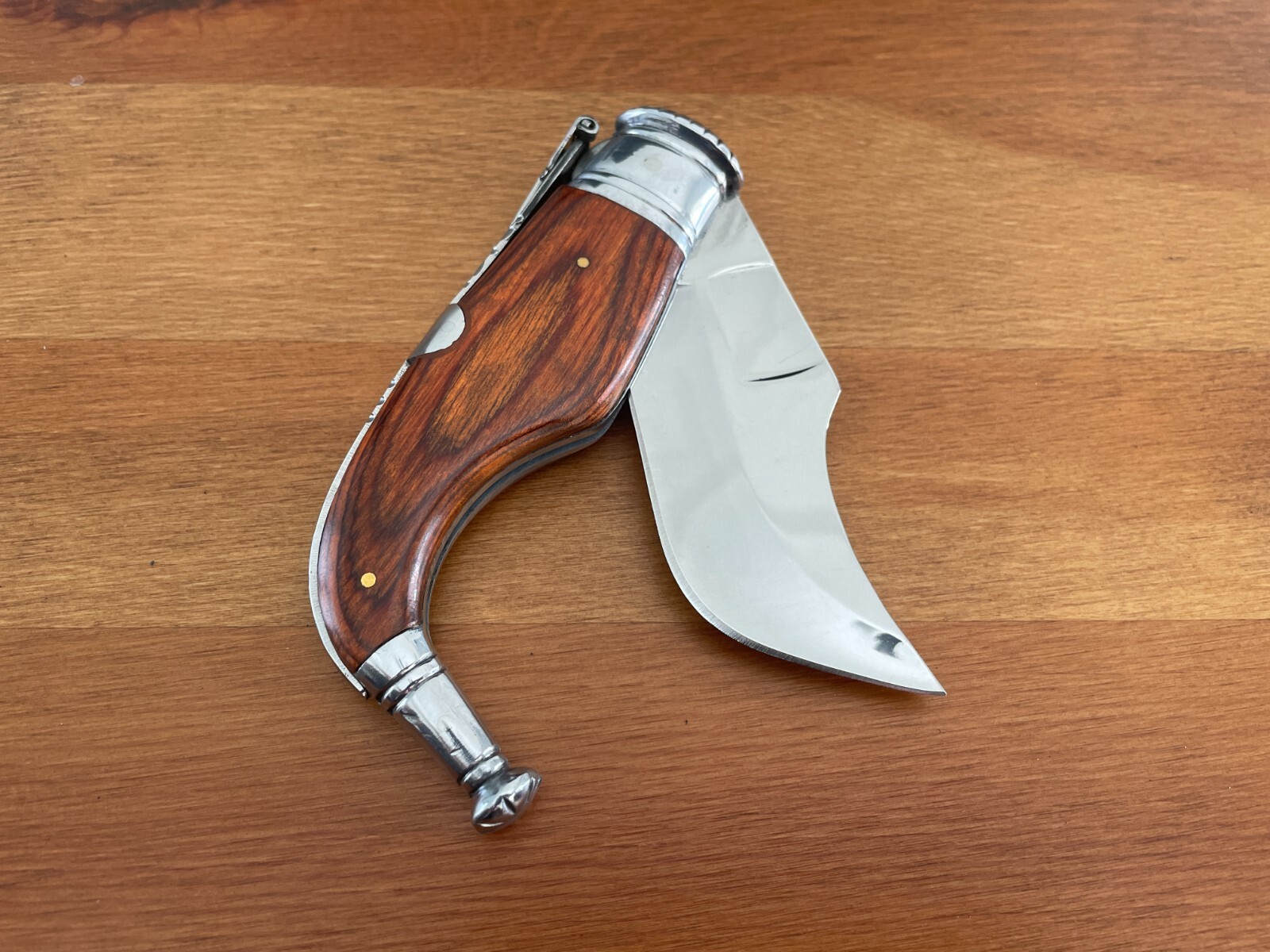3.5” Spanish Navaja Capaora Pocket Knife Red Stamina Wood – USA seller