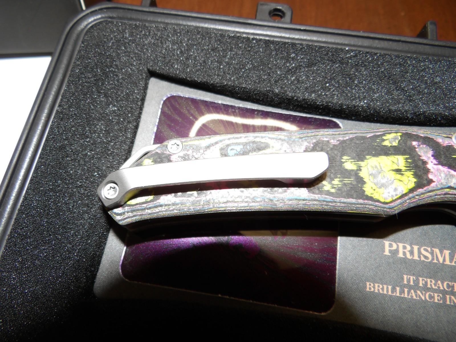 New Vosteed 4th Anniversary Thunderbird V vanchor lock Knife Ultimate warrior CF