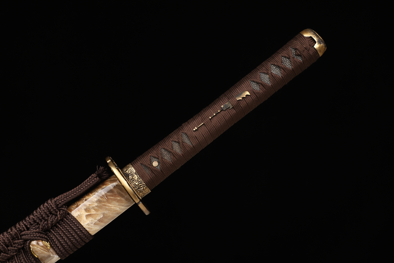 Japanese Samurai Katana Clay Tempered L6 Steel Blade Full Tang Sword Razor Sharp