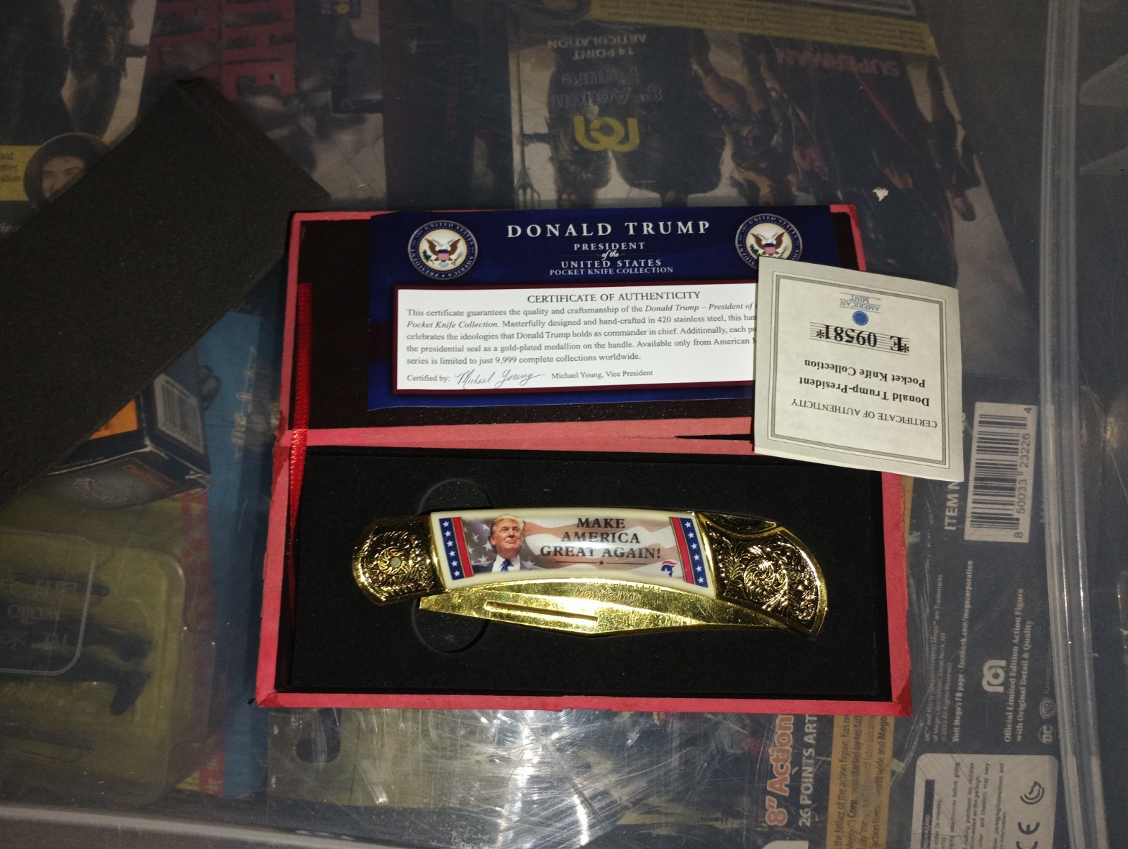 President of The United States Pocket Knife Collection- Donald Trump