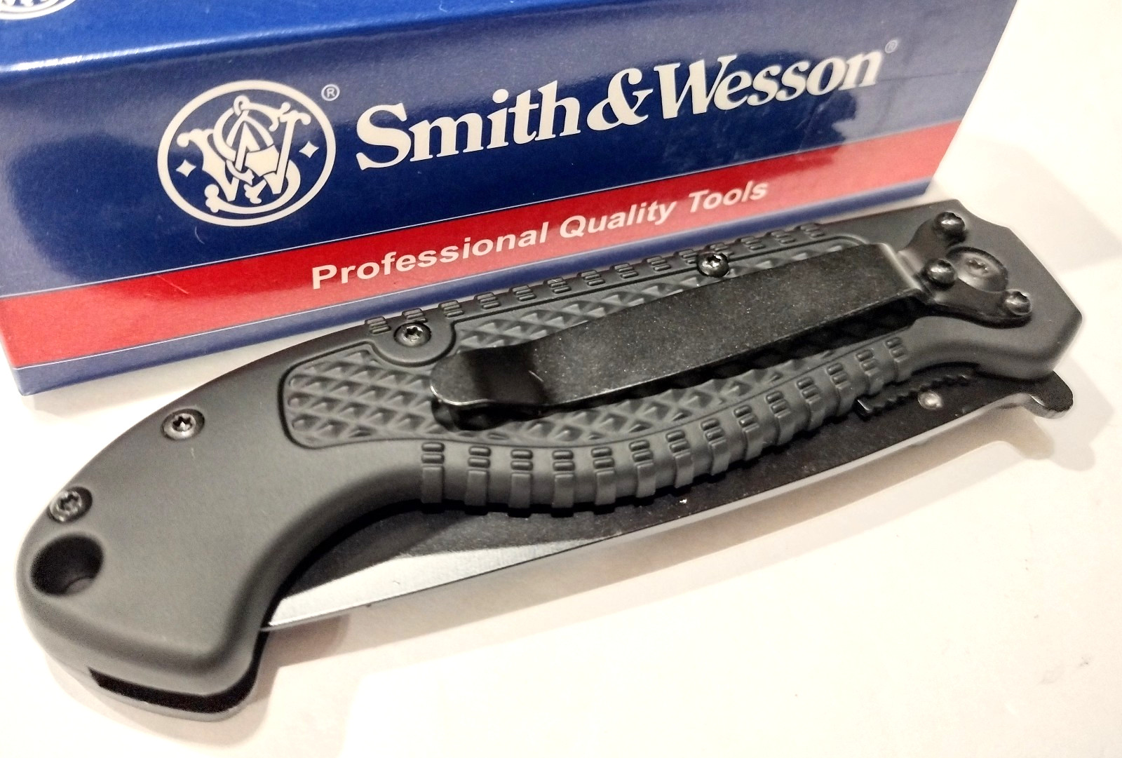 Smith & Wesson Black Tanto Blade Everyday Special Tactical Folding Pocket Knife