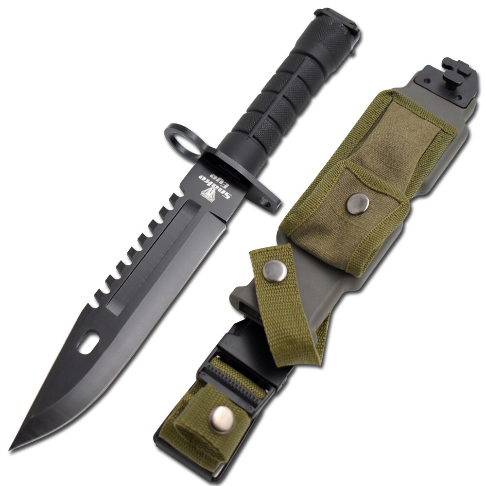 12″ Bayonet US Military Tactical Survival Hunting Knife Fixed Blade