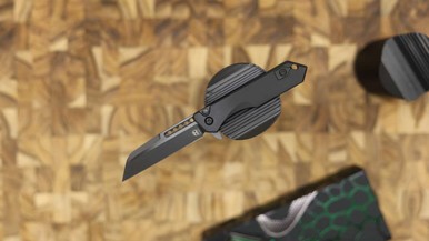 Heretic Knives Jinn Manual Dlc With Black Tactical Chassis