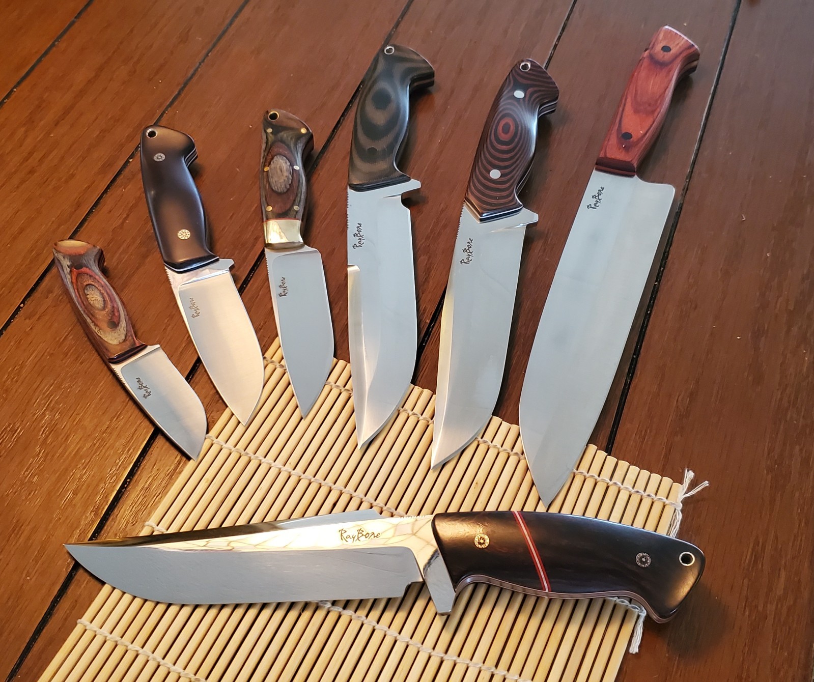 RayBone Custom Knife, Hunting Skinning Knife