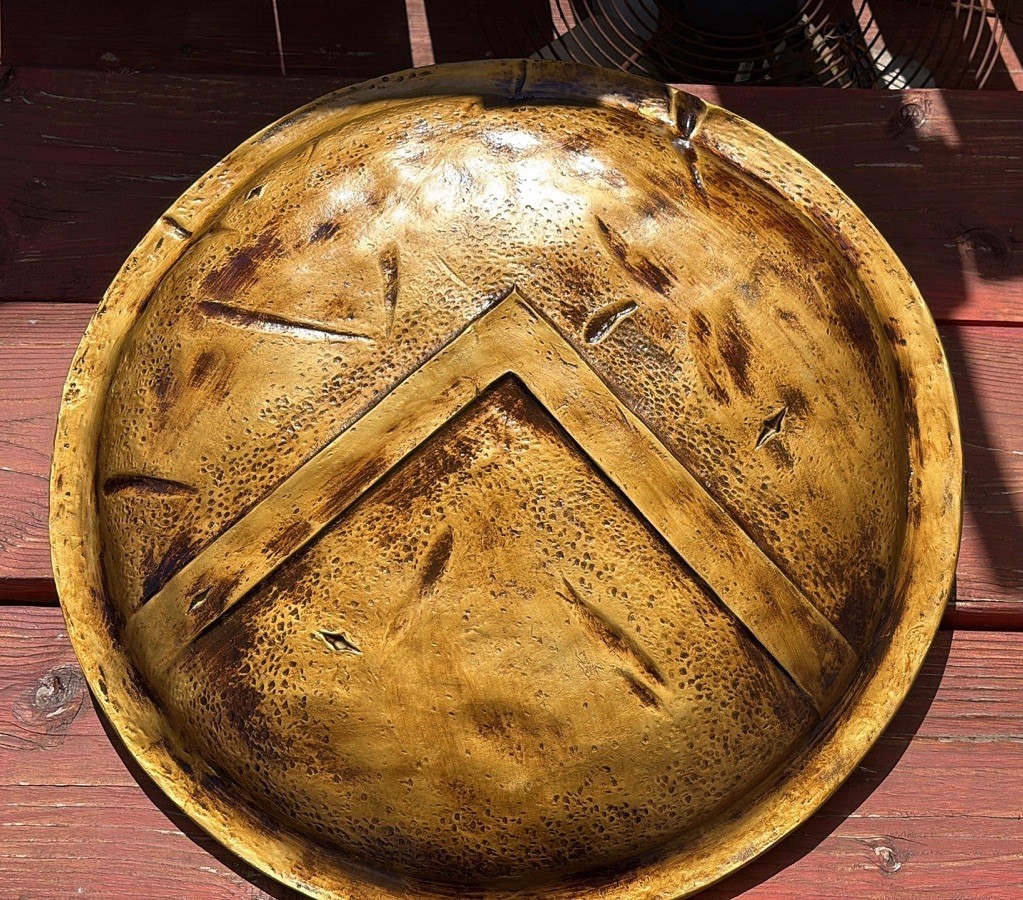 24” Overall Ancient Medieval Leonidas Spartan Warrior Greek Shield
