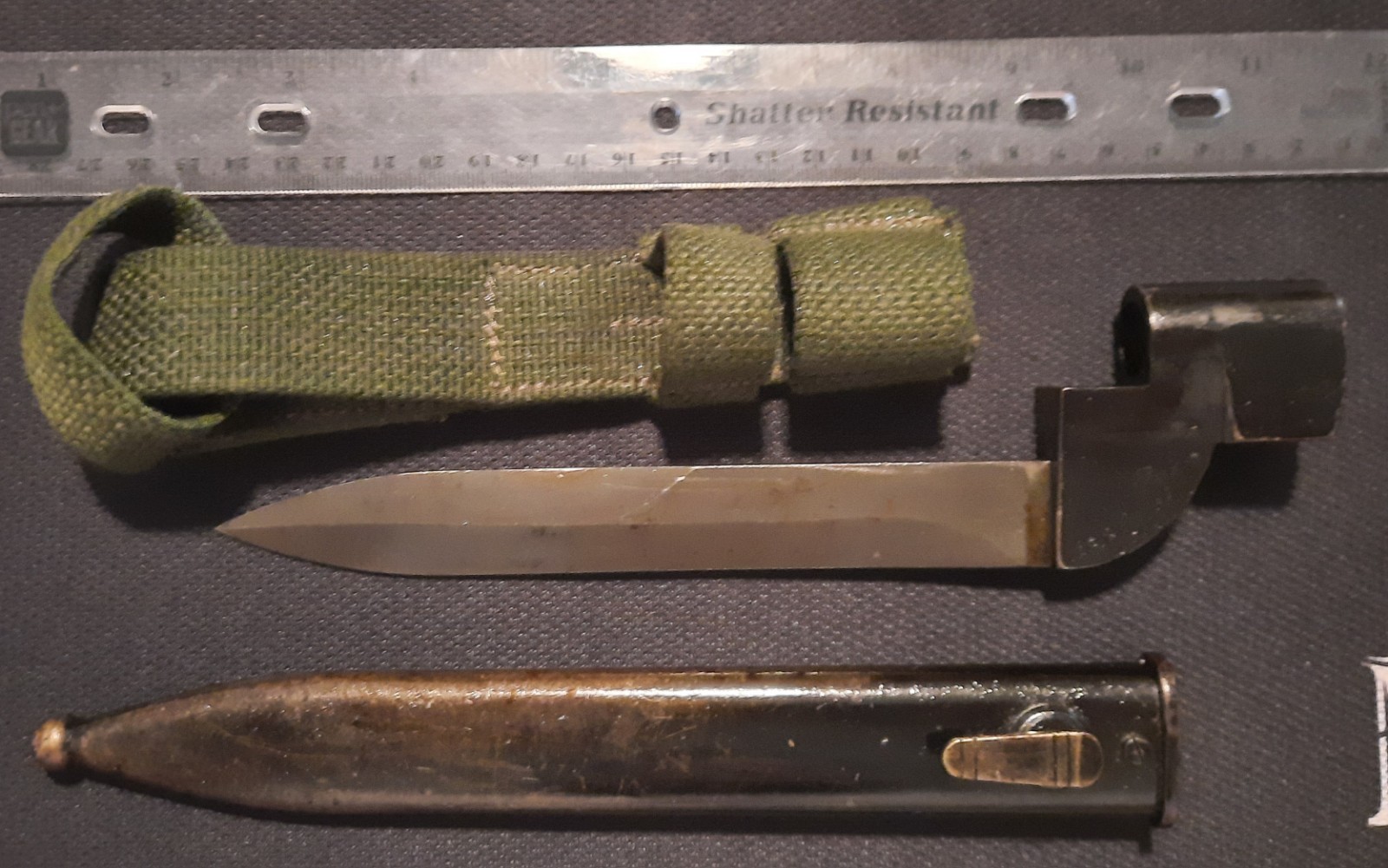 Original South African Enfield Bayonet No. 9 for Lee-Enfield Rifle No. 4 Mk I
