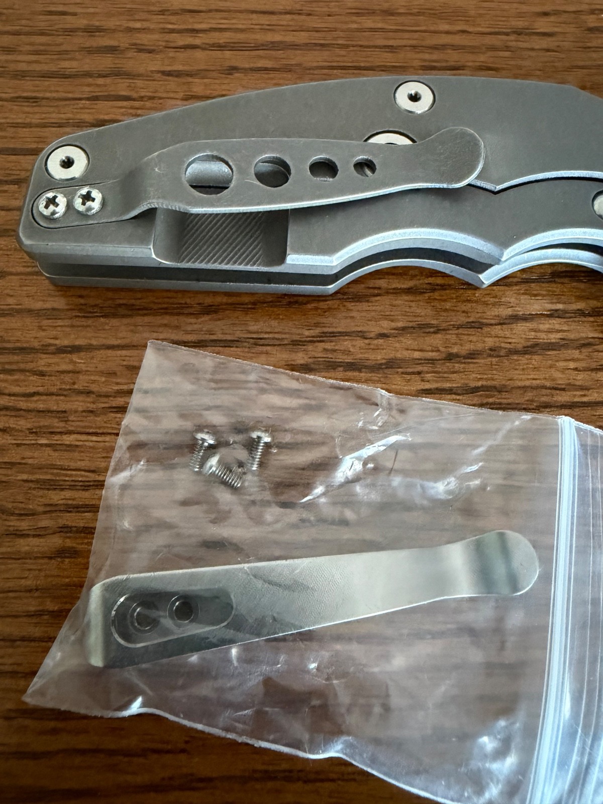 2025 Hinderer Knives Jurassic Slicer Hollow Ground Magnacut Full Ti Titanium