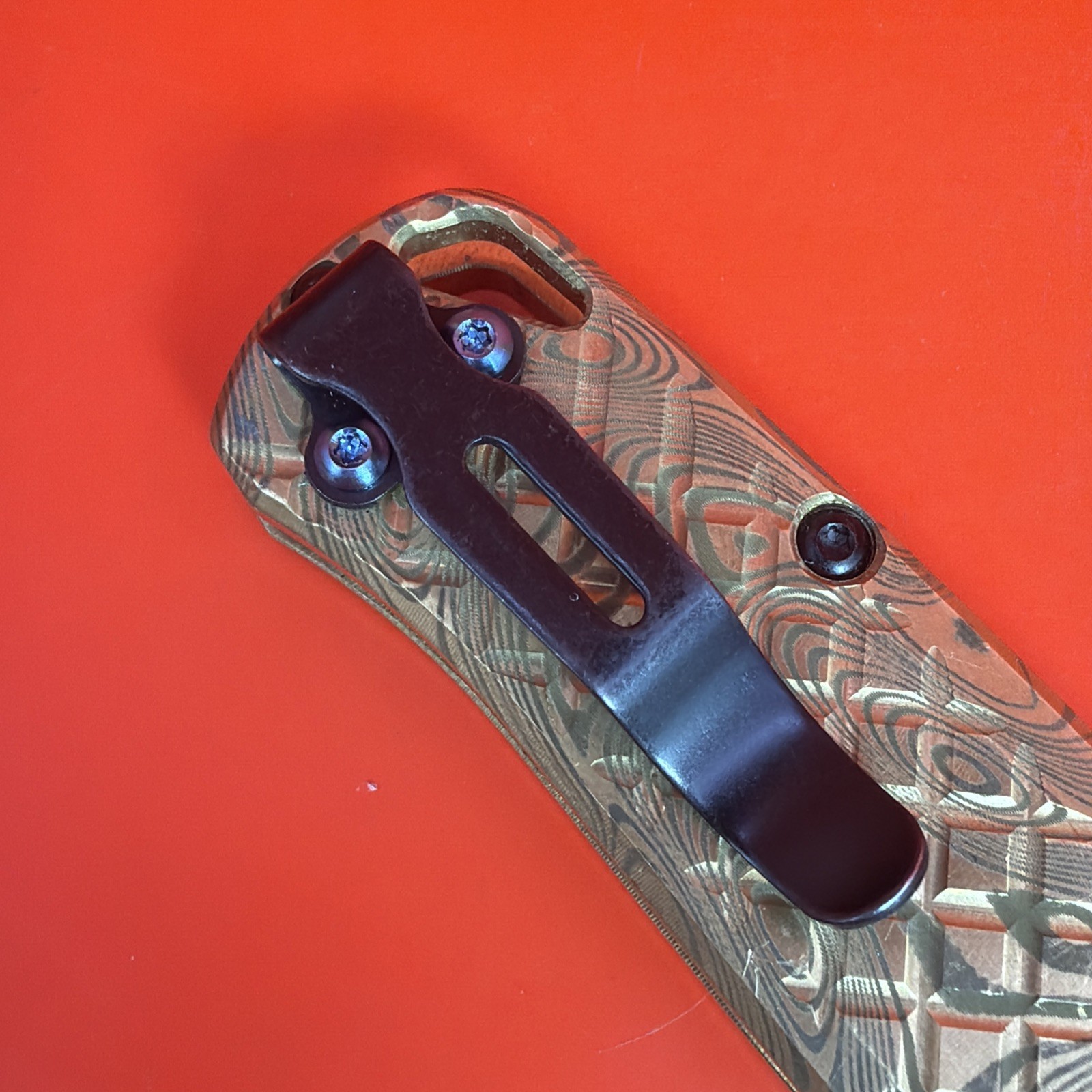 Benchmade Bugout Custom 535 CPM-S30V Steel 3.24 Blade MetonBoss Brass Scales