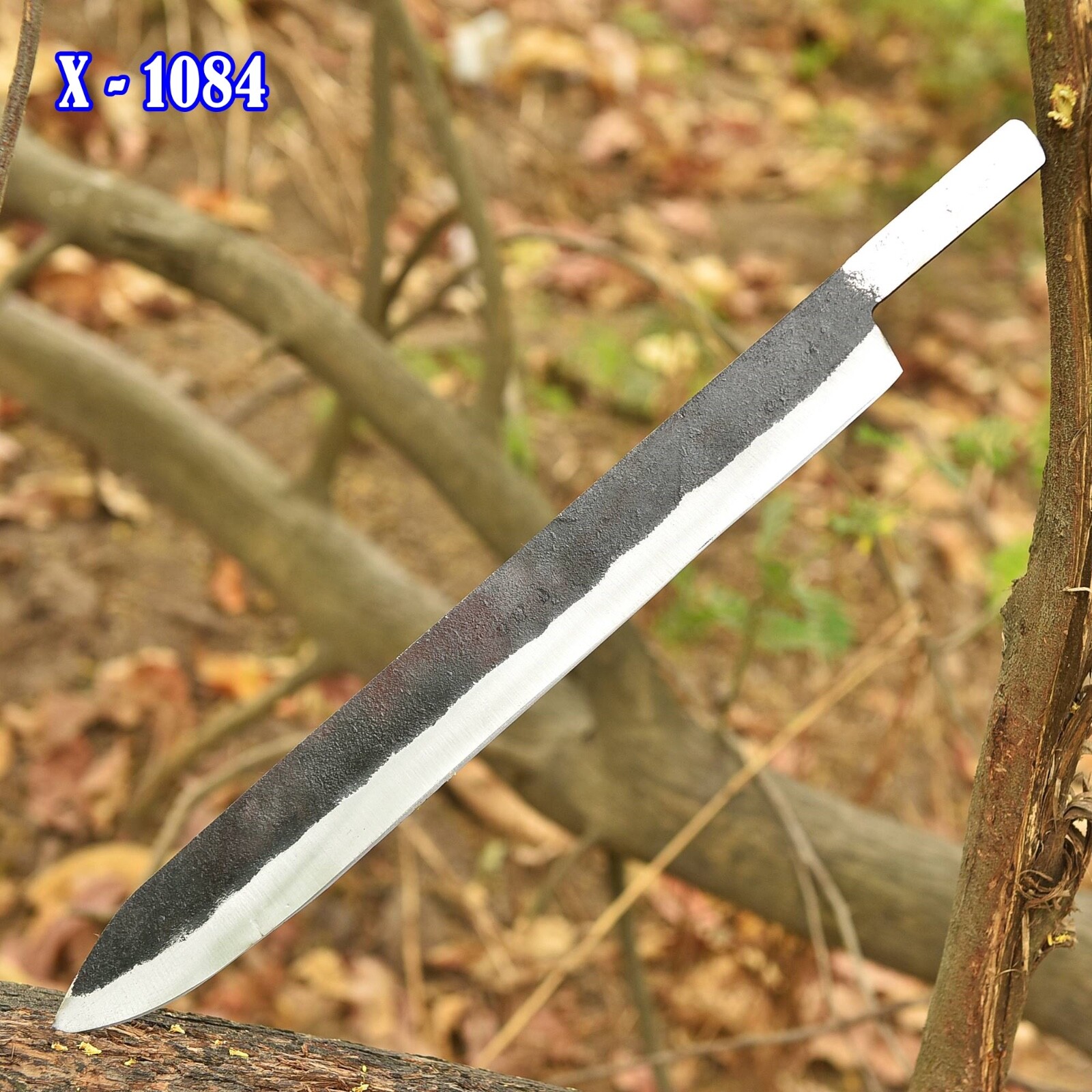 16″Custom Handmade Forged Carbon Steel Knife Blank Blade Install Your Own Handle
