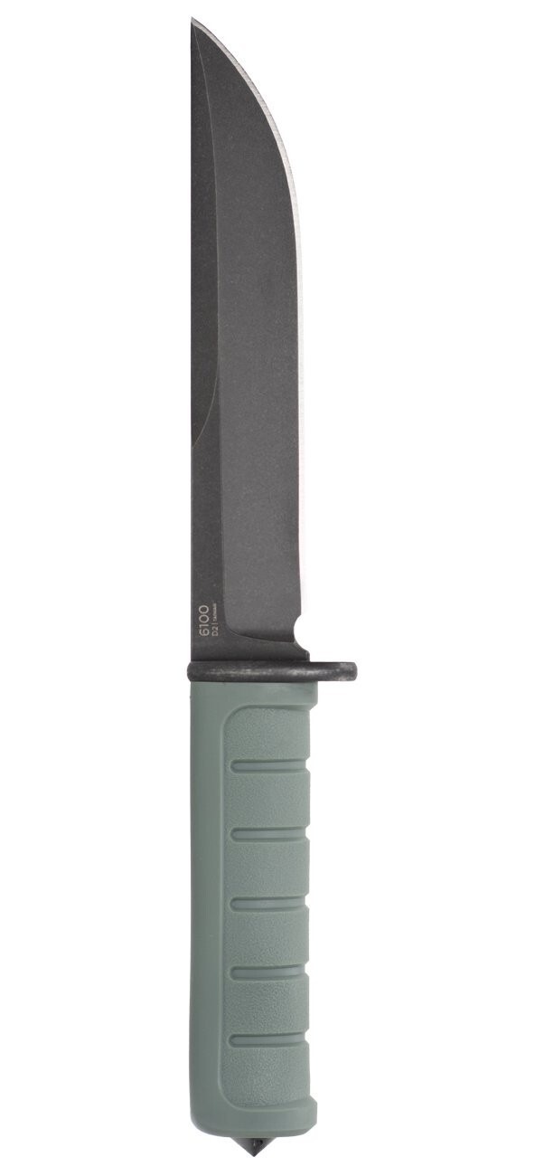 Ka-Bar 6100 Dust I 6.125″ D2 Steel Blade GFN Handles w/ Hard Plastic Sheath