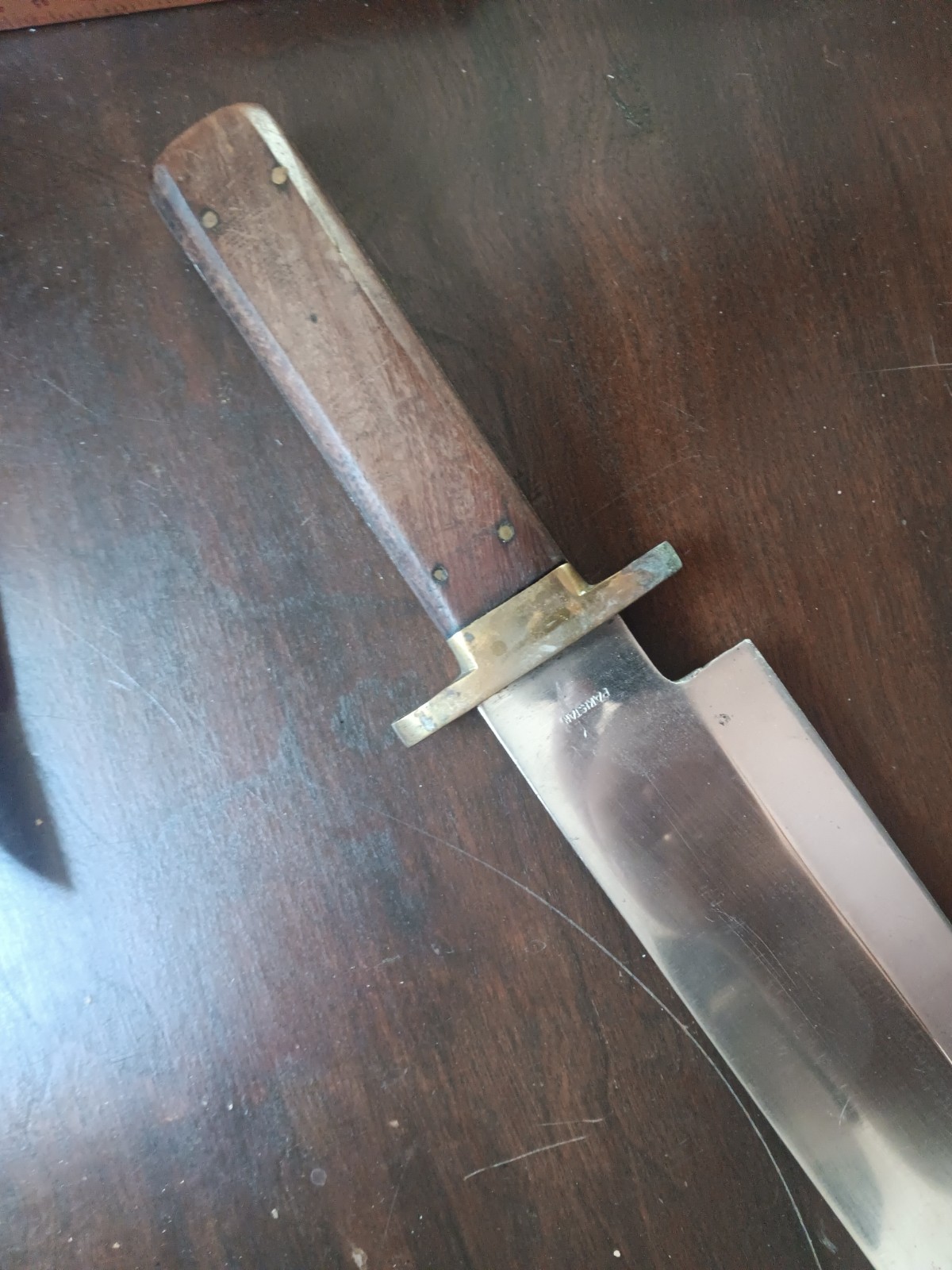 X-Large Bowie Knife Modern Reproduction 16″ OAL Wood Scales