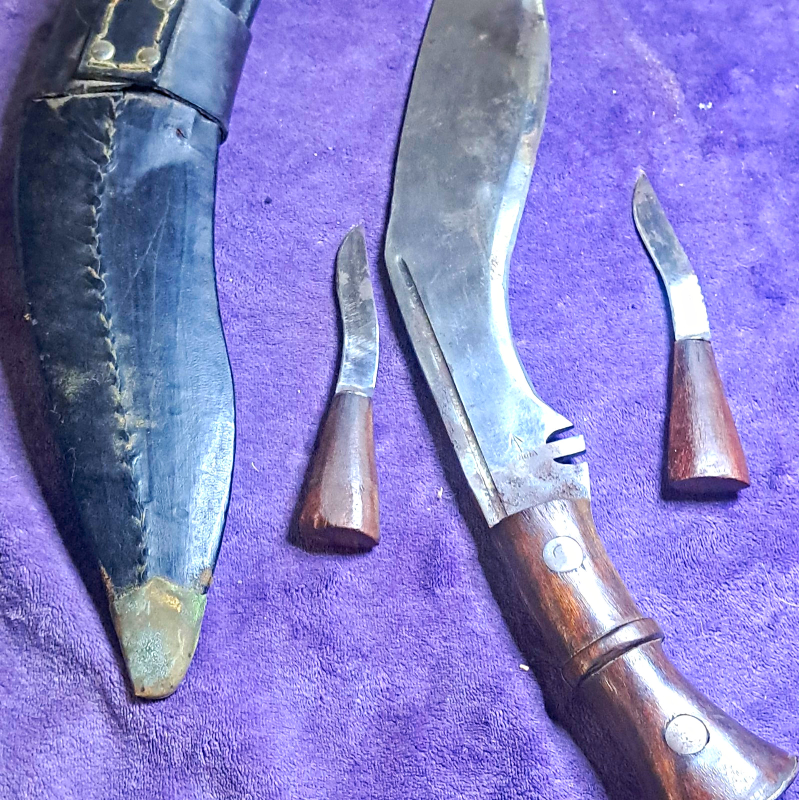 British/India Military Issued Kukri Aged For Sure But Solid WW2 I Believe