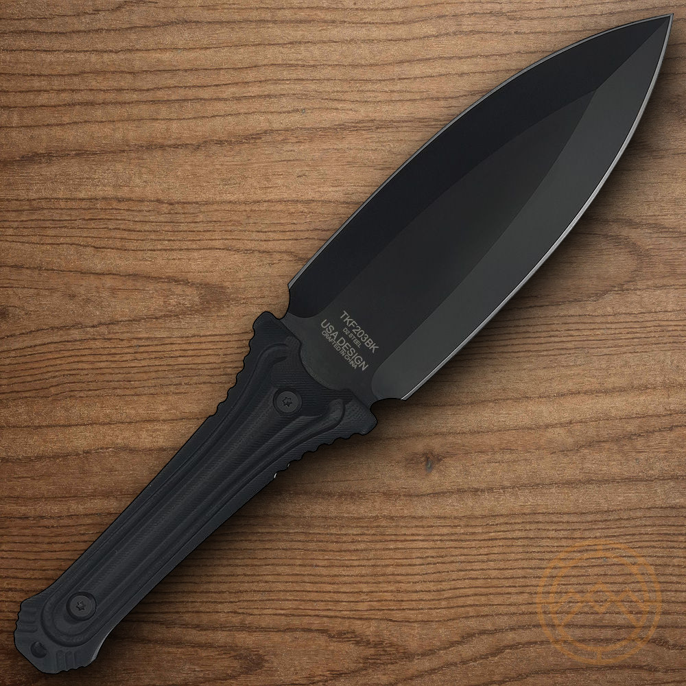 Takumitak Sentinel Fixed Knife 5.5″ Full Tang D2 Tool Steel Blade G10 Handle