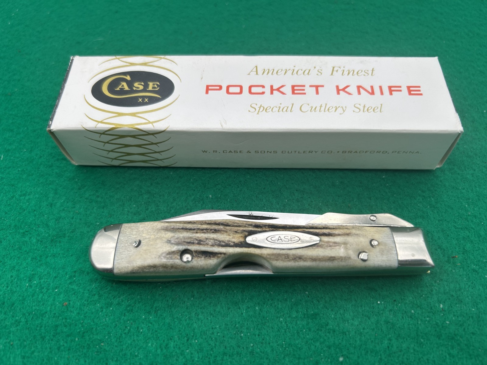 💯1976 CASE XX 5111/2 STAG «SUPER RARE» SWING GUARD LOCKBACK KNIFE NONE BETTER!