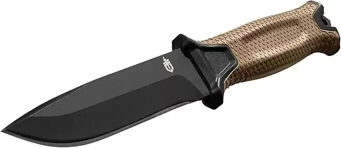 Gerber StrongArm Fixed Blade Knife Plain Edge – Coyote Brown – NEW(FreeShipping)