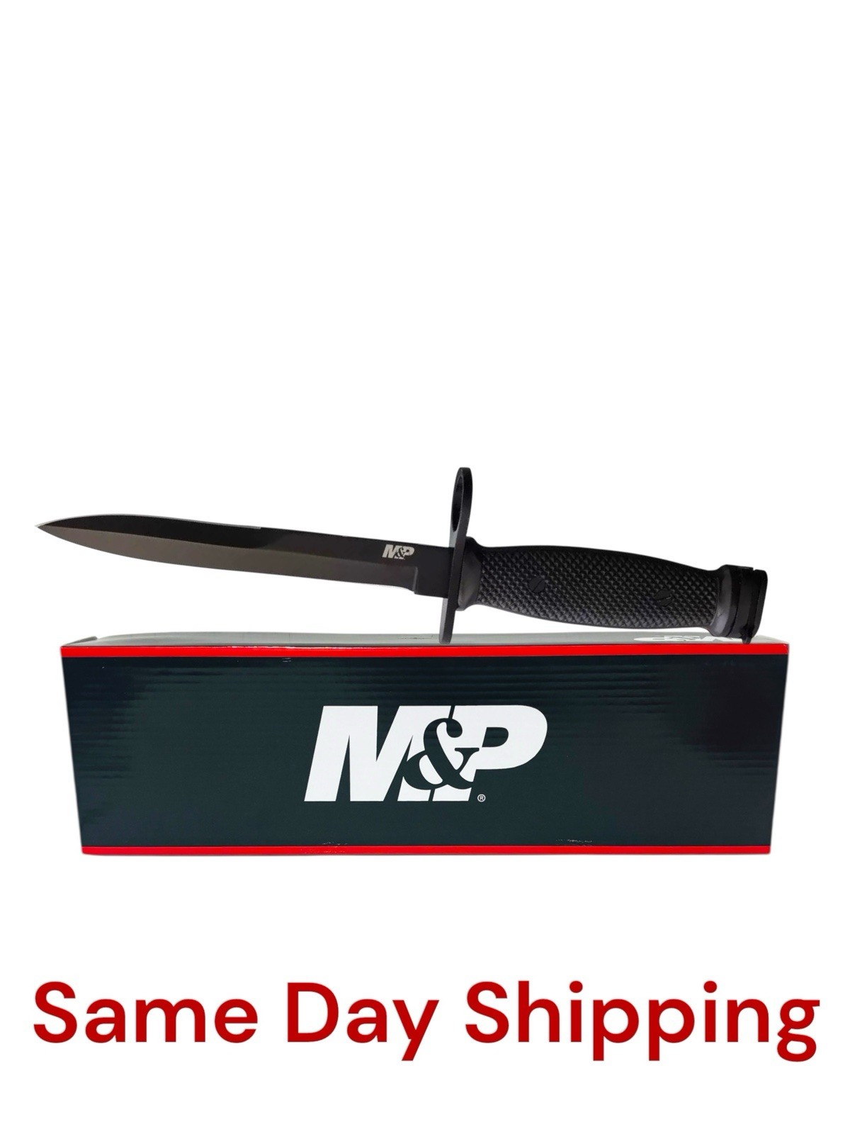 Smith & Wesson M&P Fixed Knife 6.5″ Stainless Steel Double Edge Blade ABS Handle