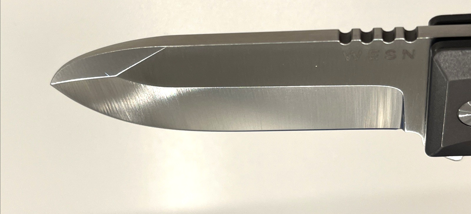 WESN 04 Allman Folding Knife CPM S35VN Blade Titanium Handle