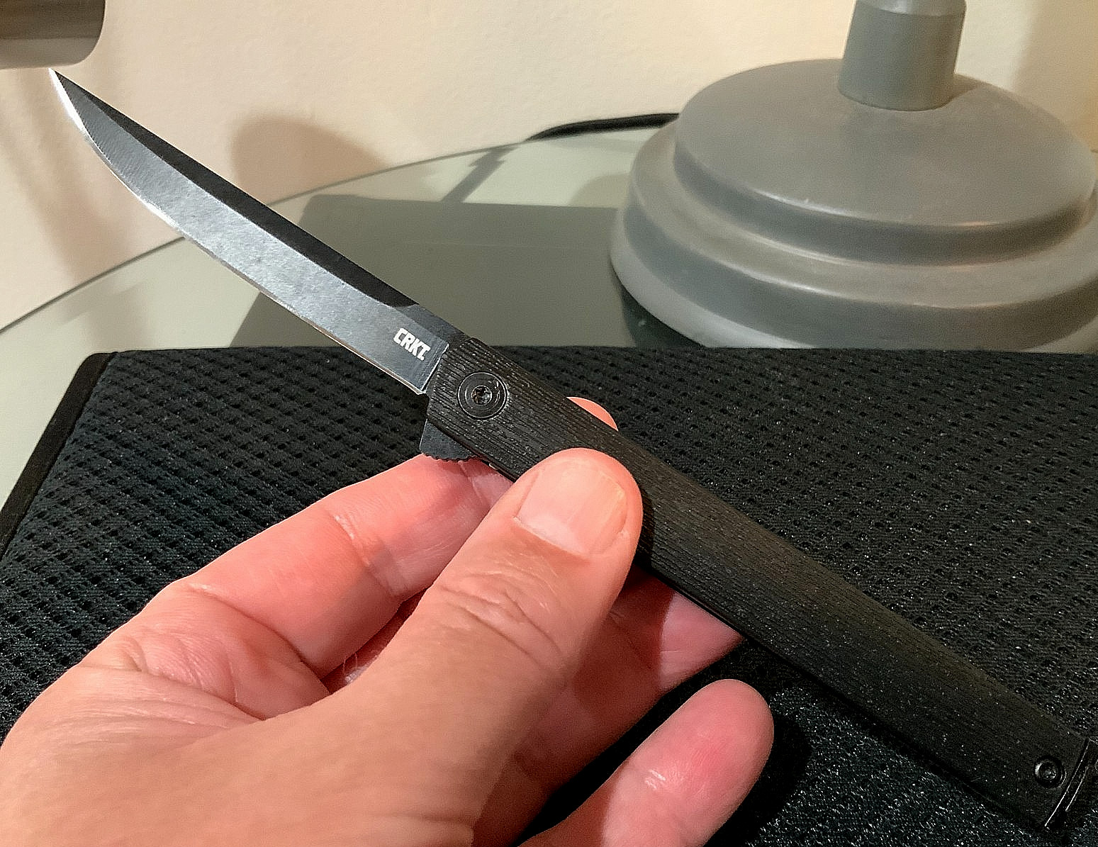 CEO 7097 Quick Flick Folding Pocket Knife (Black Blade)