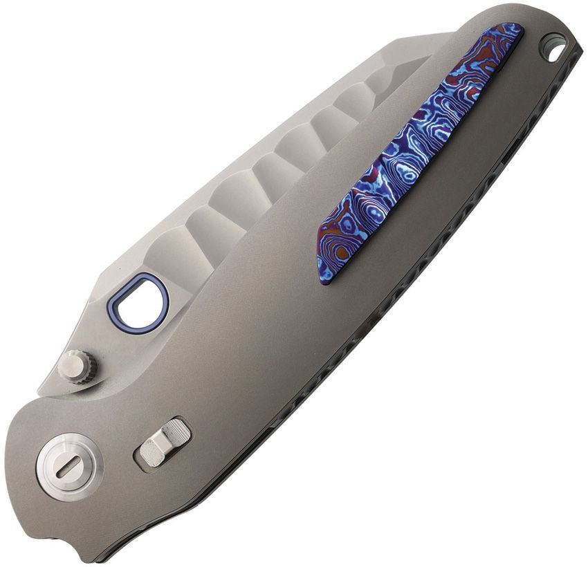 Ketuo Dirty Bird Folding Knife 3.75″ M390 Steel Blade Titanium/Mokuti Handle US