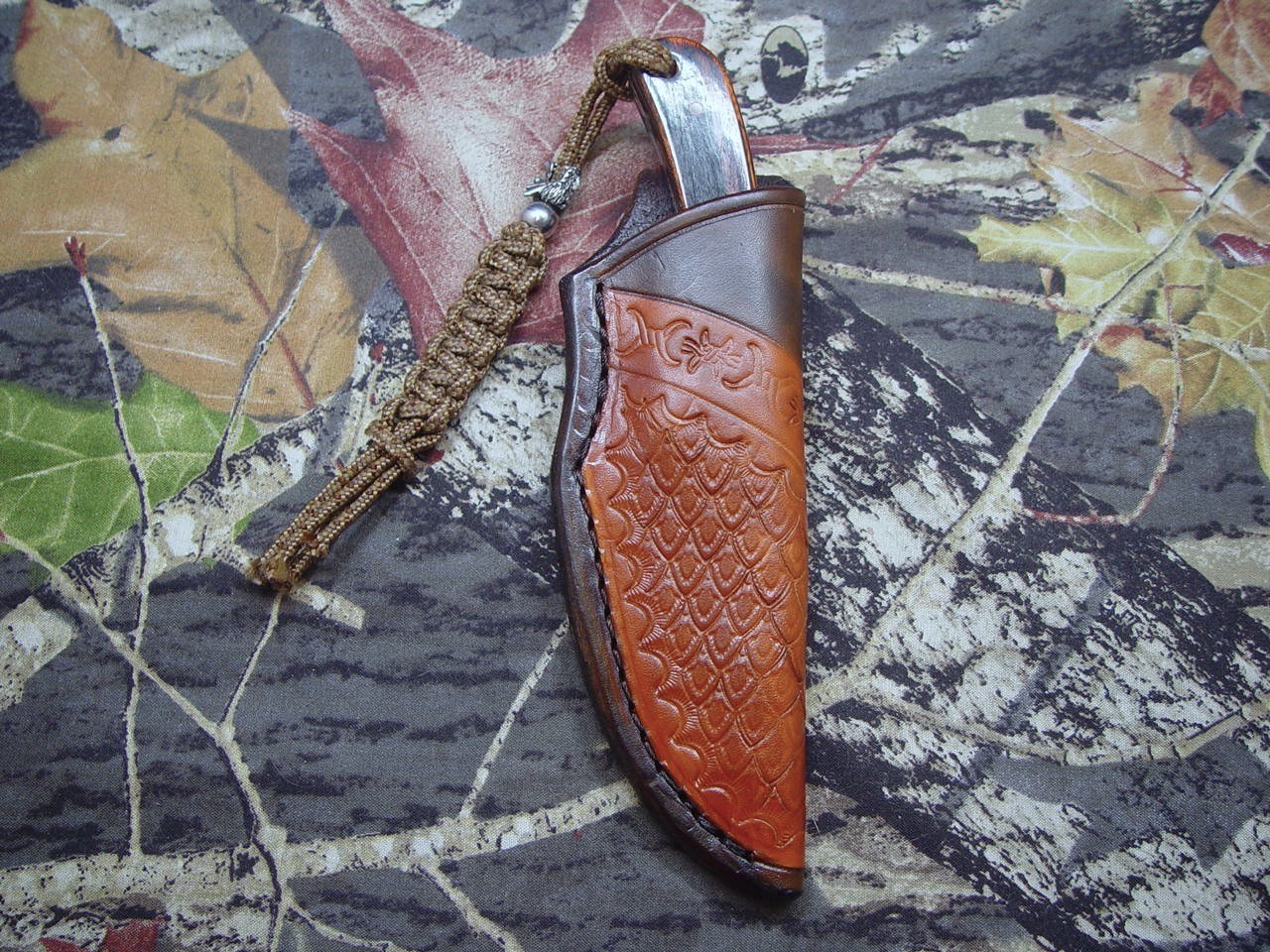 Leather Custom Buck 113 Sheath Knife Not Included