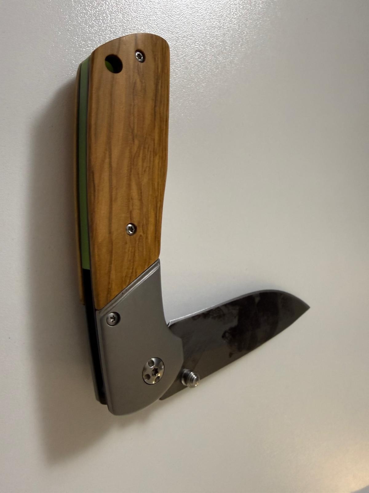Handcrafted Wood Handle Folding Pocket Knife (3 Variations)