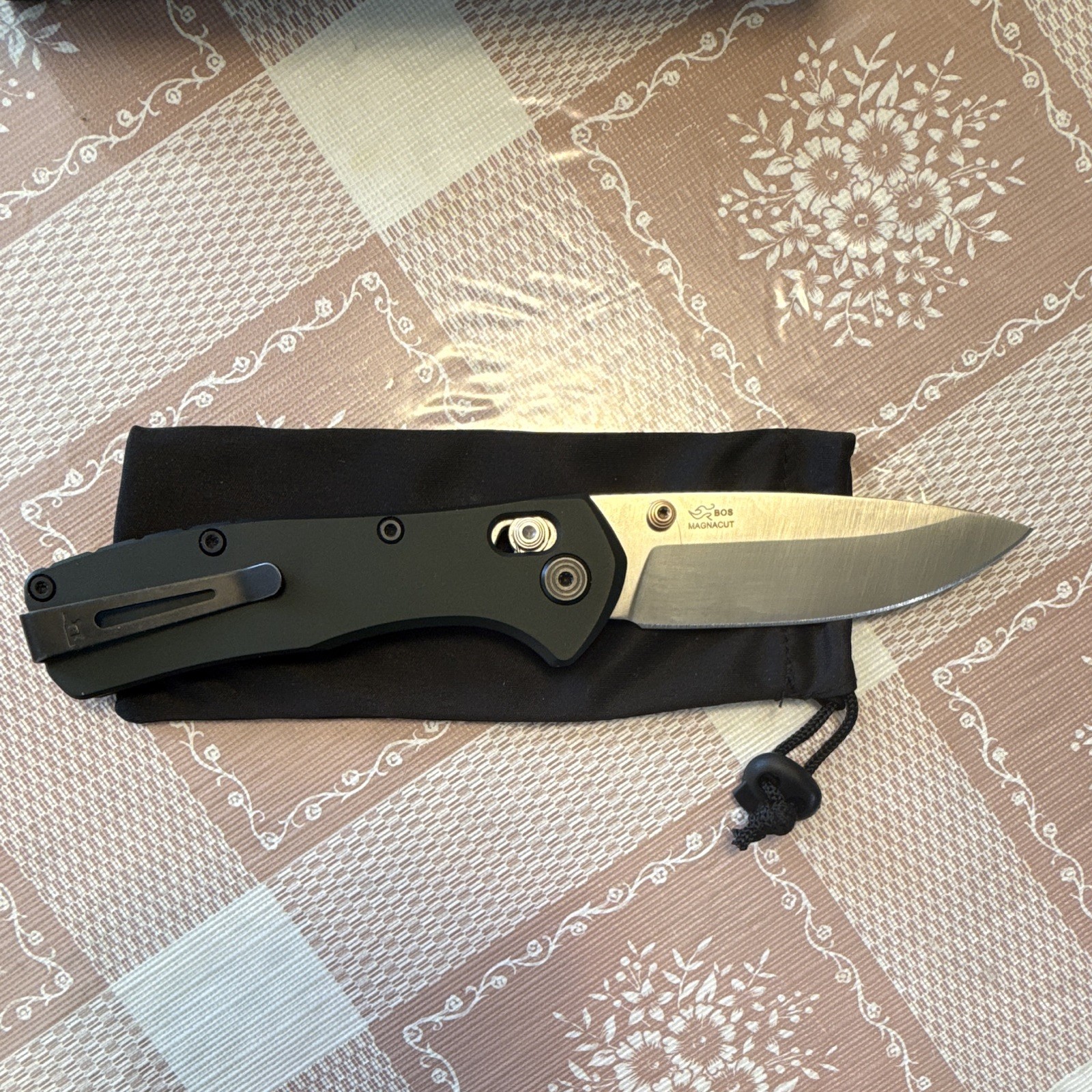 Buck Range Elite 0791GRS-B Pocketknife Green Aluminum Magnacut Drop Point