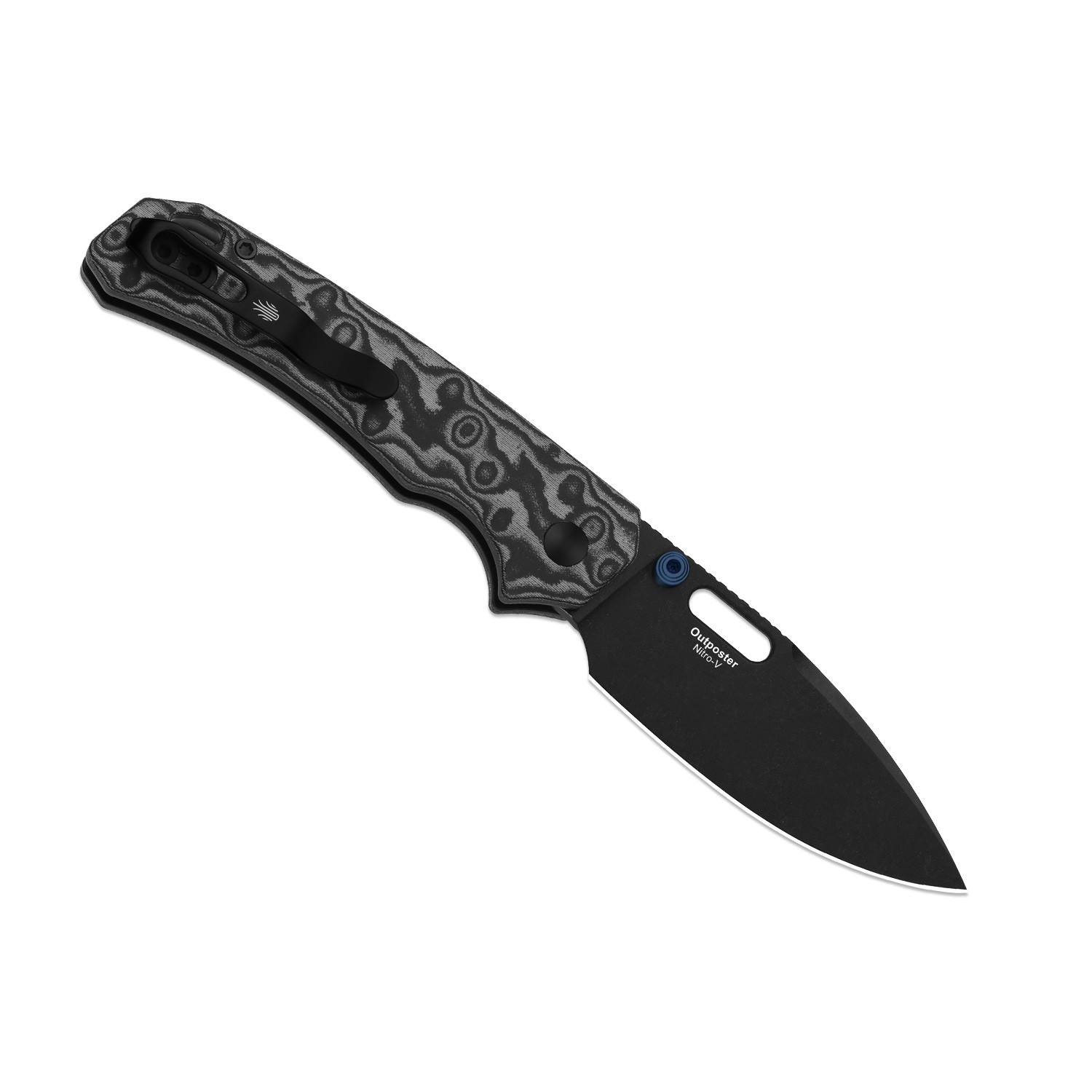 Kizer Outposter Folding Pocket Knife Nitro-V Blade Micarta Handle V3802BDA2