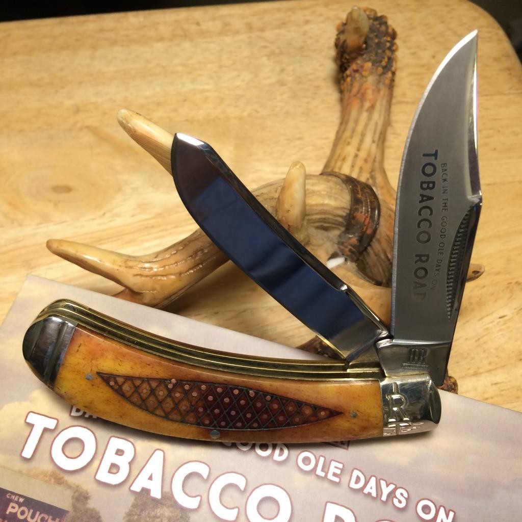 Rough Ryder Tobacco Road Bow Trapper 4″ Pocket Knife RR1892
