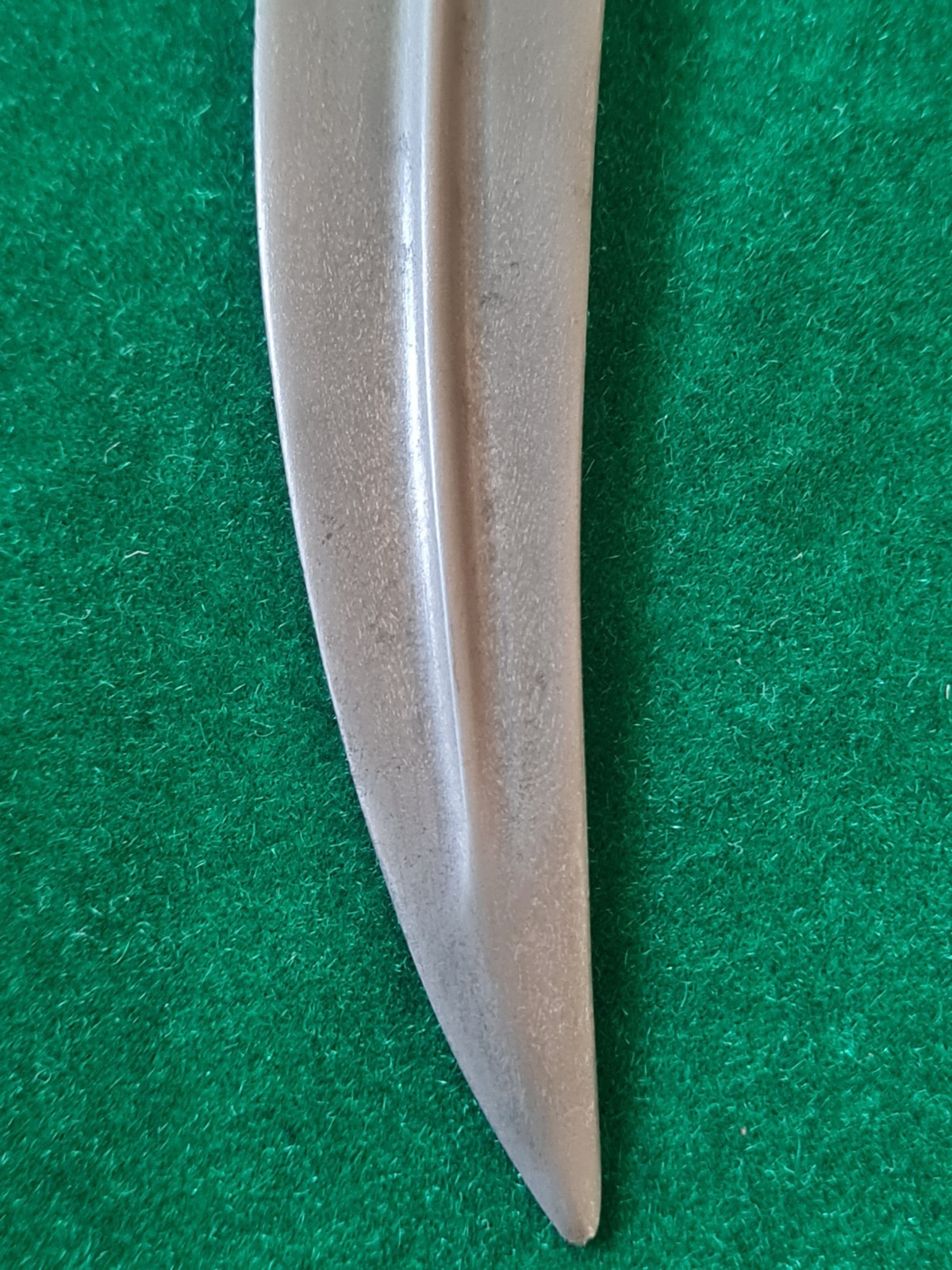 Rare Mughal Sikh tiger tooth wootz Gold damascened Khanda kard KNIFE khanjar
