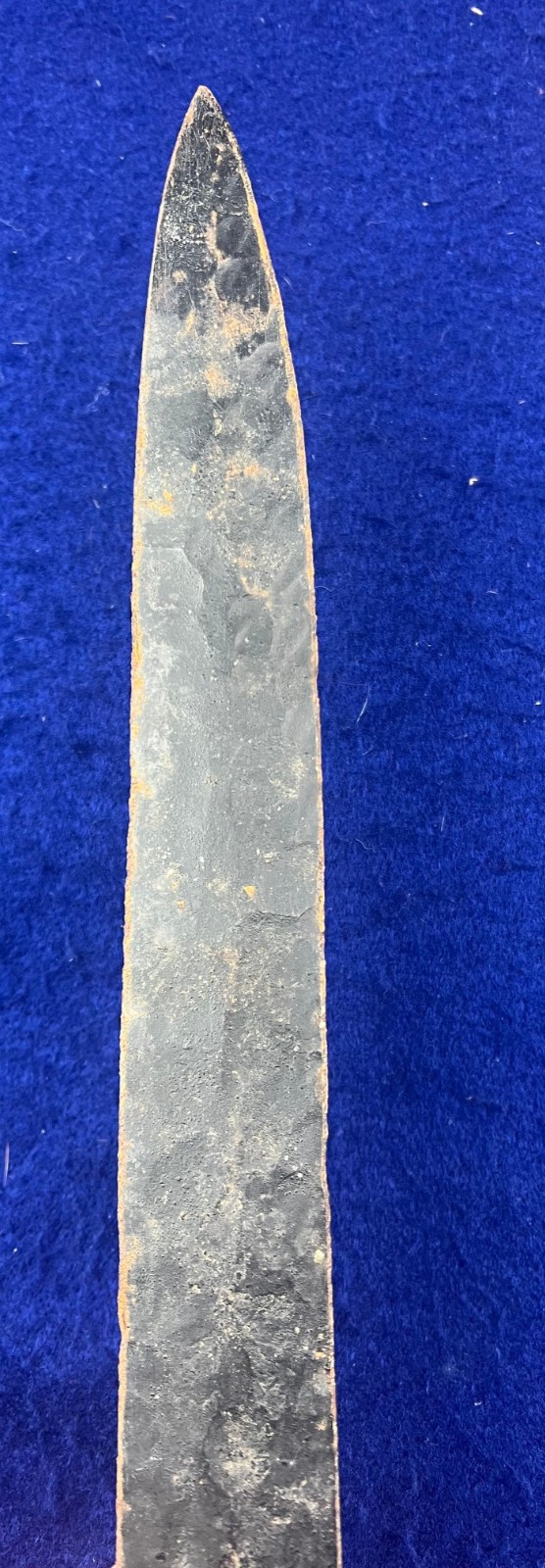 Vintage Antique Hand Forged Steel Sword Blade Only 21″ Unmarked Straight Short