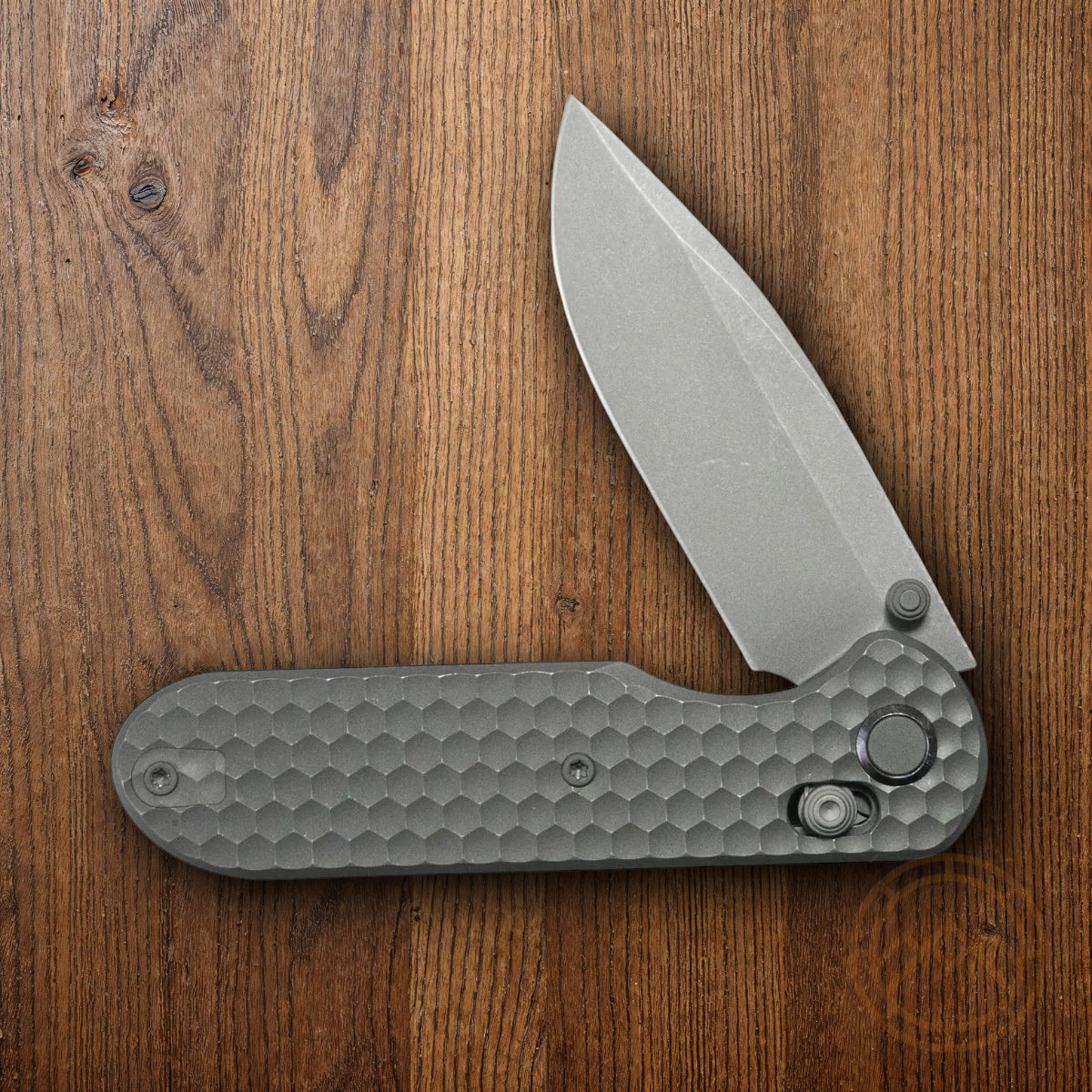 GEO Knife Ethereal Folding Knife 3″ Bohler M390 Steel Blade Titanium Handle