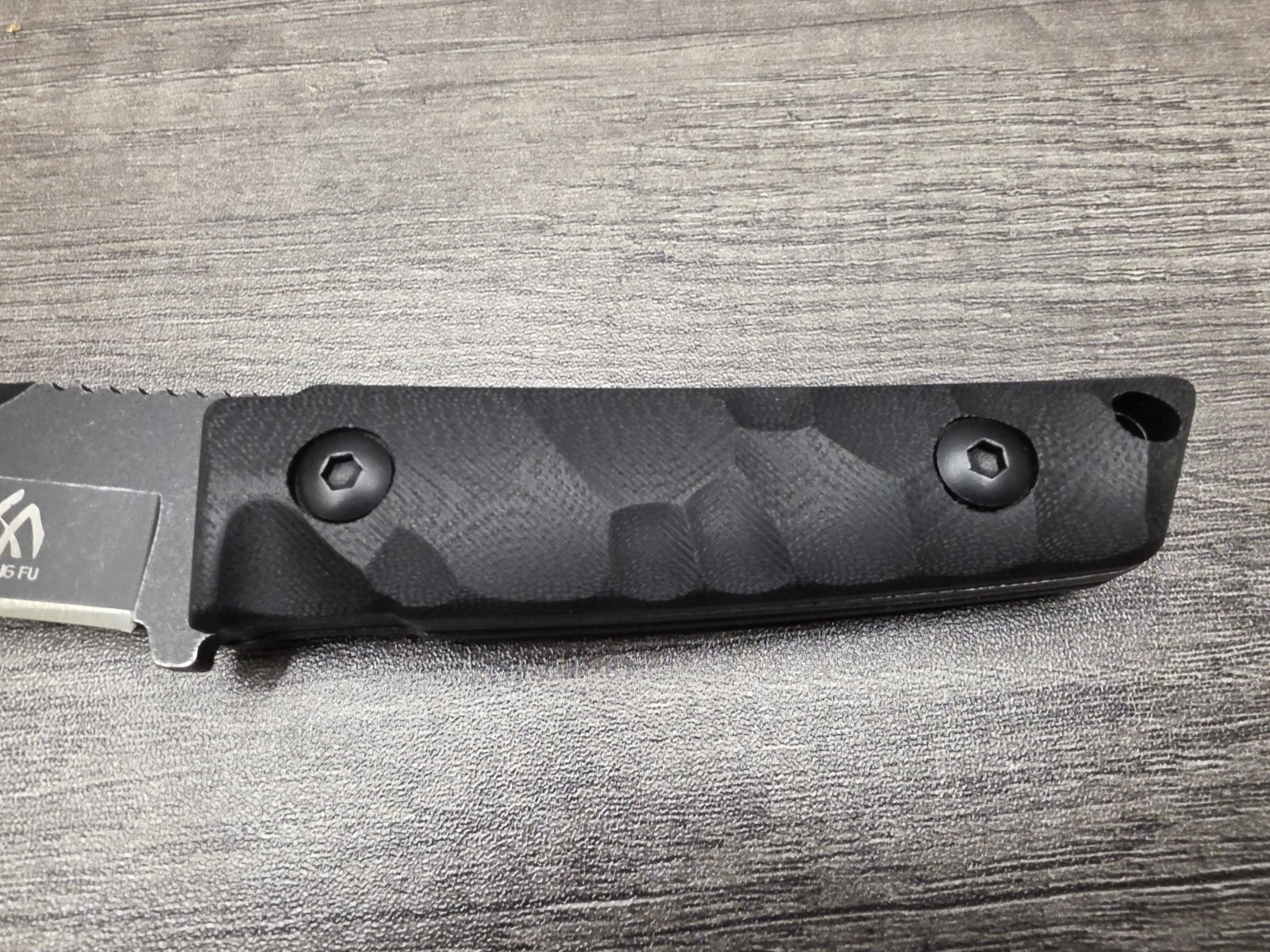 Huangfu 7.67″ Full Tang Fixed Knife, 7CR13MOV Steel, G10 Handle, Kydex Sheath