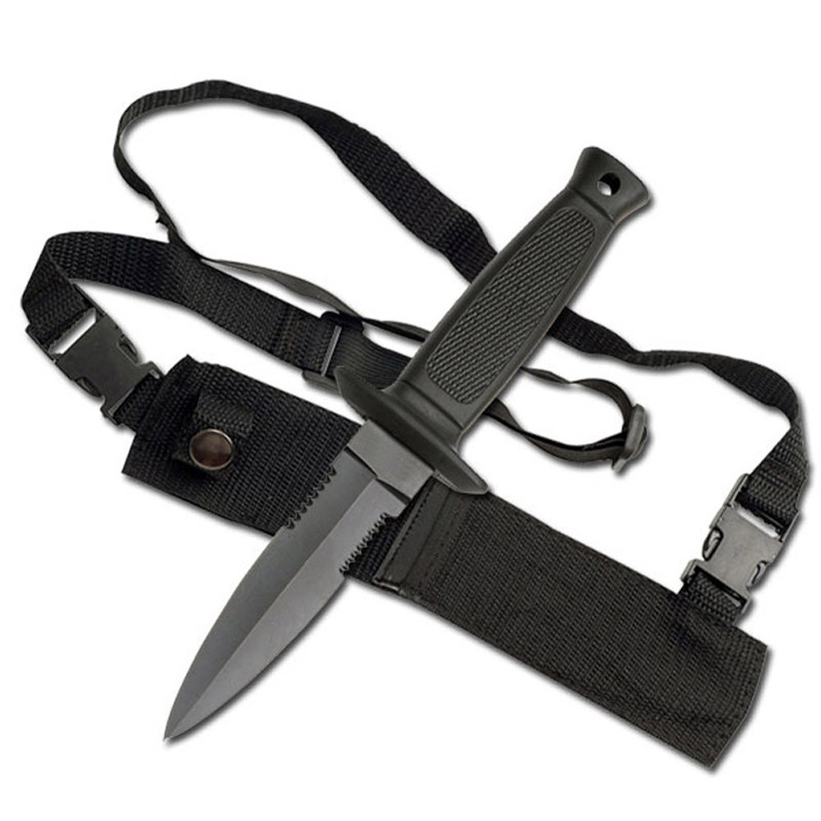 7.8″ Ace High Gamblers Dagger: Double Edge Serrated Boot Knife – Tactical EDC