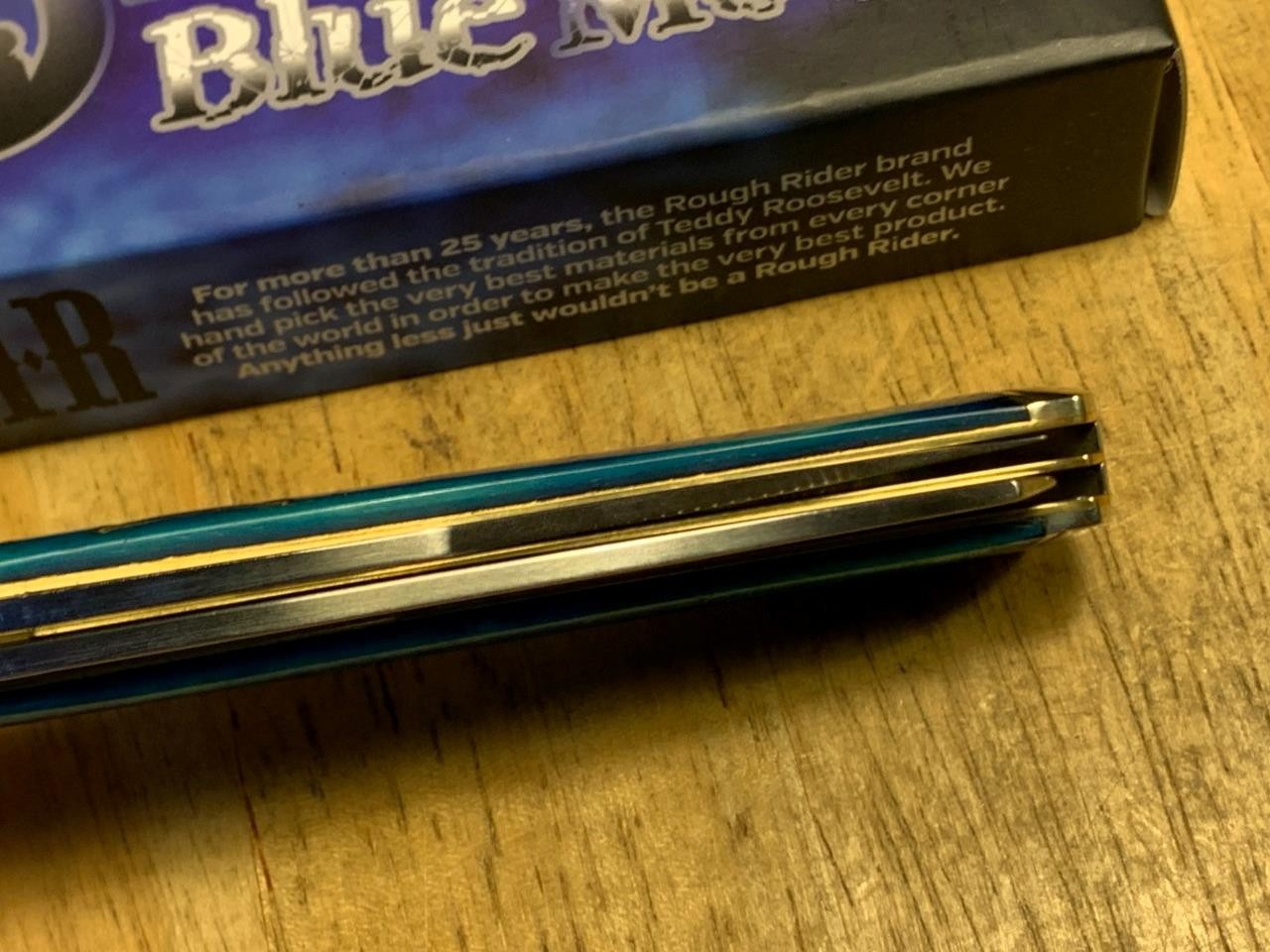 Rough Rider «Once in a Blue Moon» Series Trapper 4 1/8″ Pocket knife RR1194