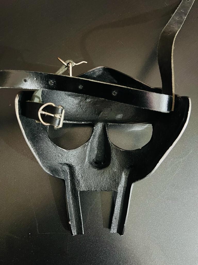 MF DOOM Mask Mad-villain Mild Steel Face Armour Medieval Face Halloween Mask