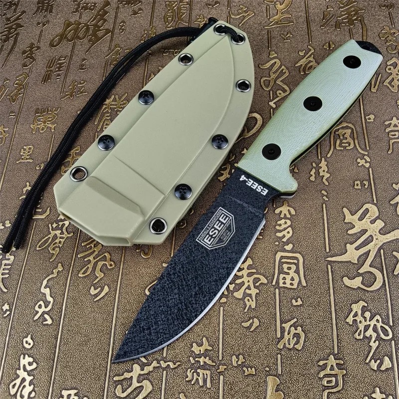 ESEE Series S35VN Stainless Steel Blade Knife G10 Linen Handle Multi-function…