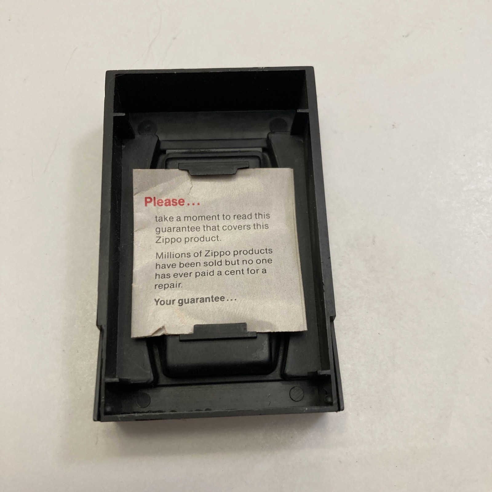 Zippo Pocket Knife with Case Branded Inland Container Company Made In USA