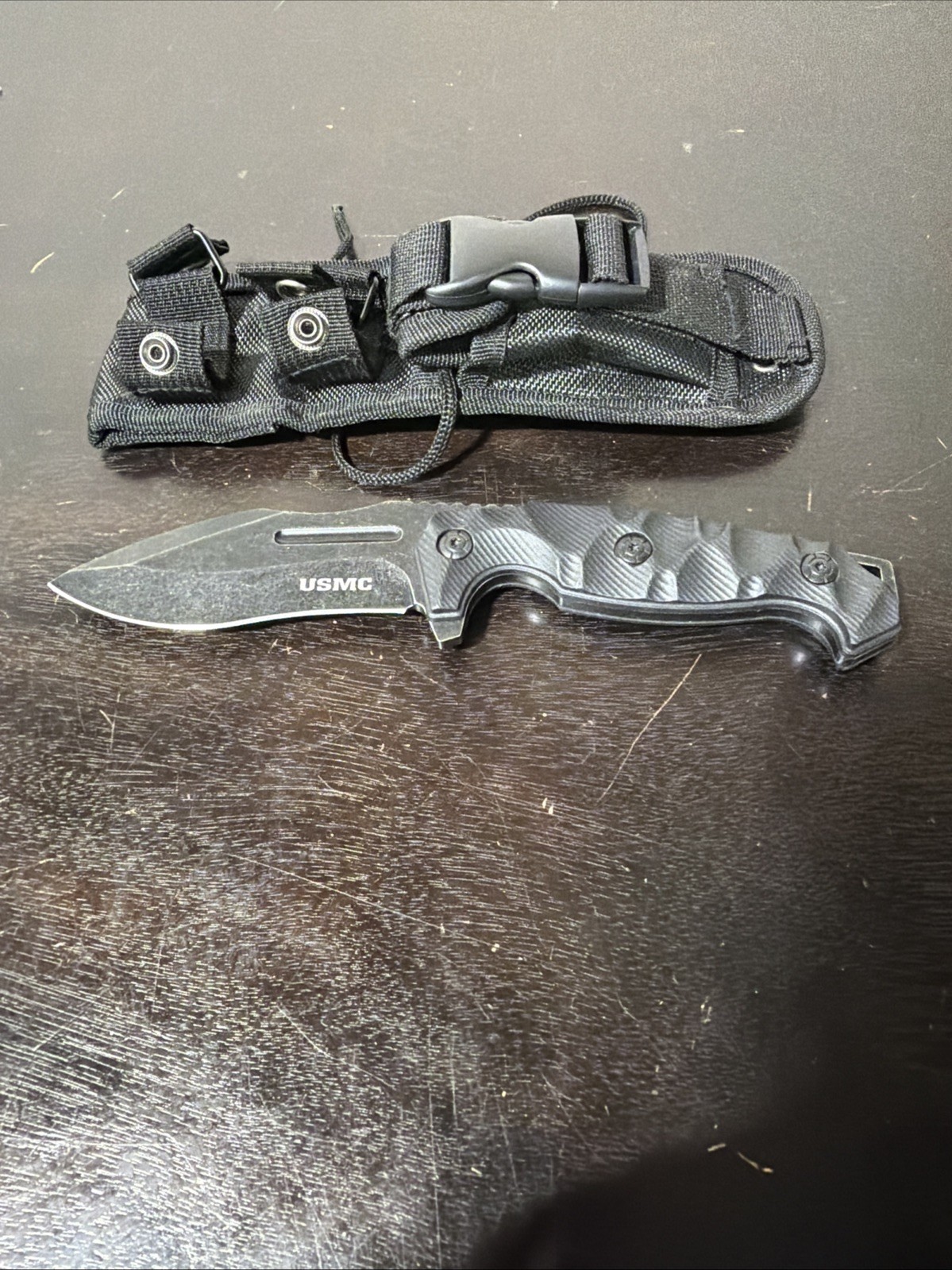 USMC Combat Knife Fixed Blade United States Marines Corps Licensed M-FIX001SW