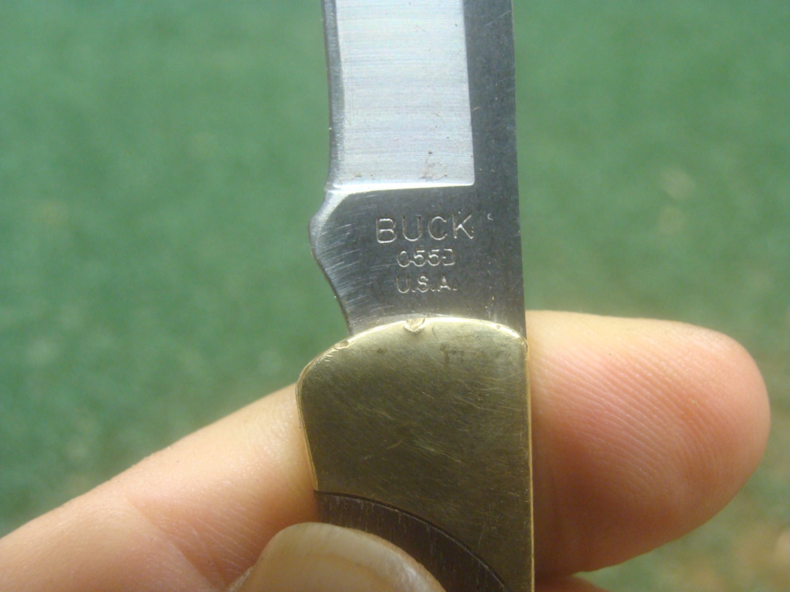 Buck 055 Small Single Blade Folding Lockblade Pocket knife 5.5″