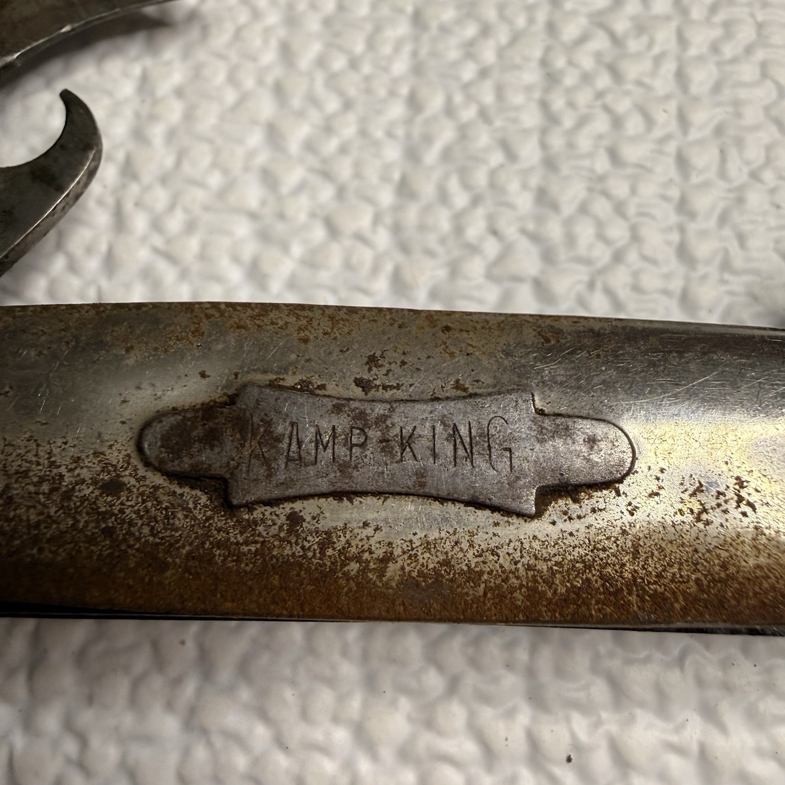 Vtg Imperial Kamp King Pocket Knife ProvRI Pat 2391731 4 Blade Scout Strong Snap