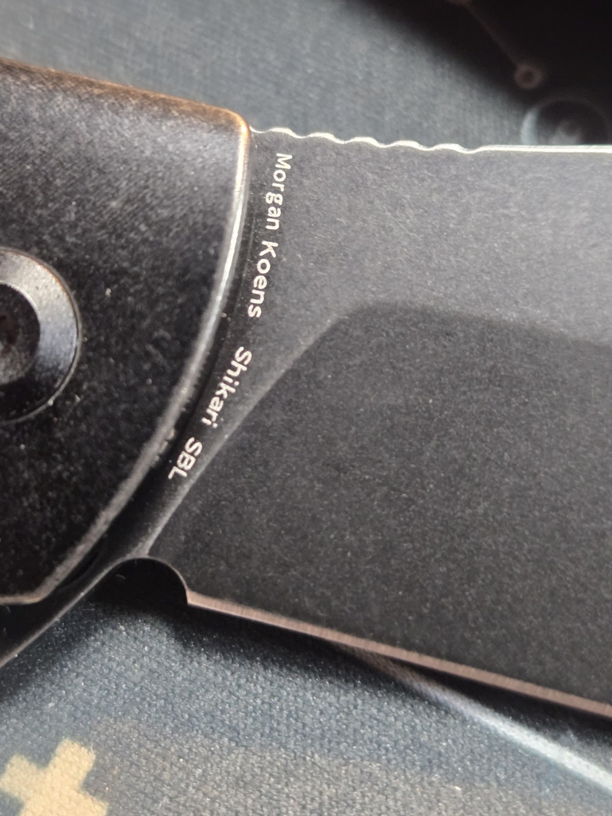 Kansept Shikari SBL Pocketknife CPM S35VN Drop Point Titanium Handle Liner Lock